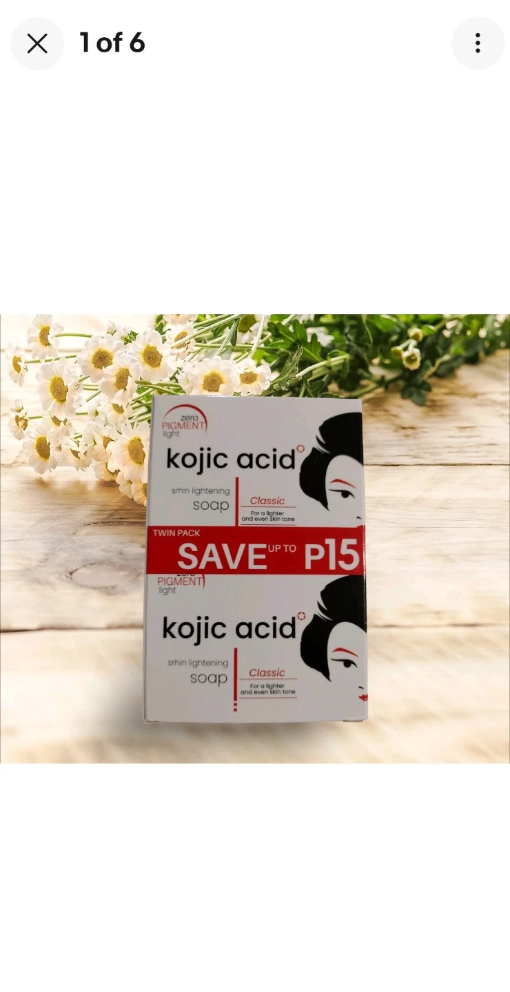Kojic Acid Soap Lightening And Dark Spot Remover - 100g× 2 Bars