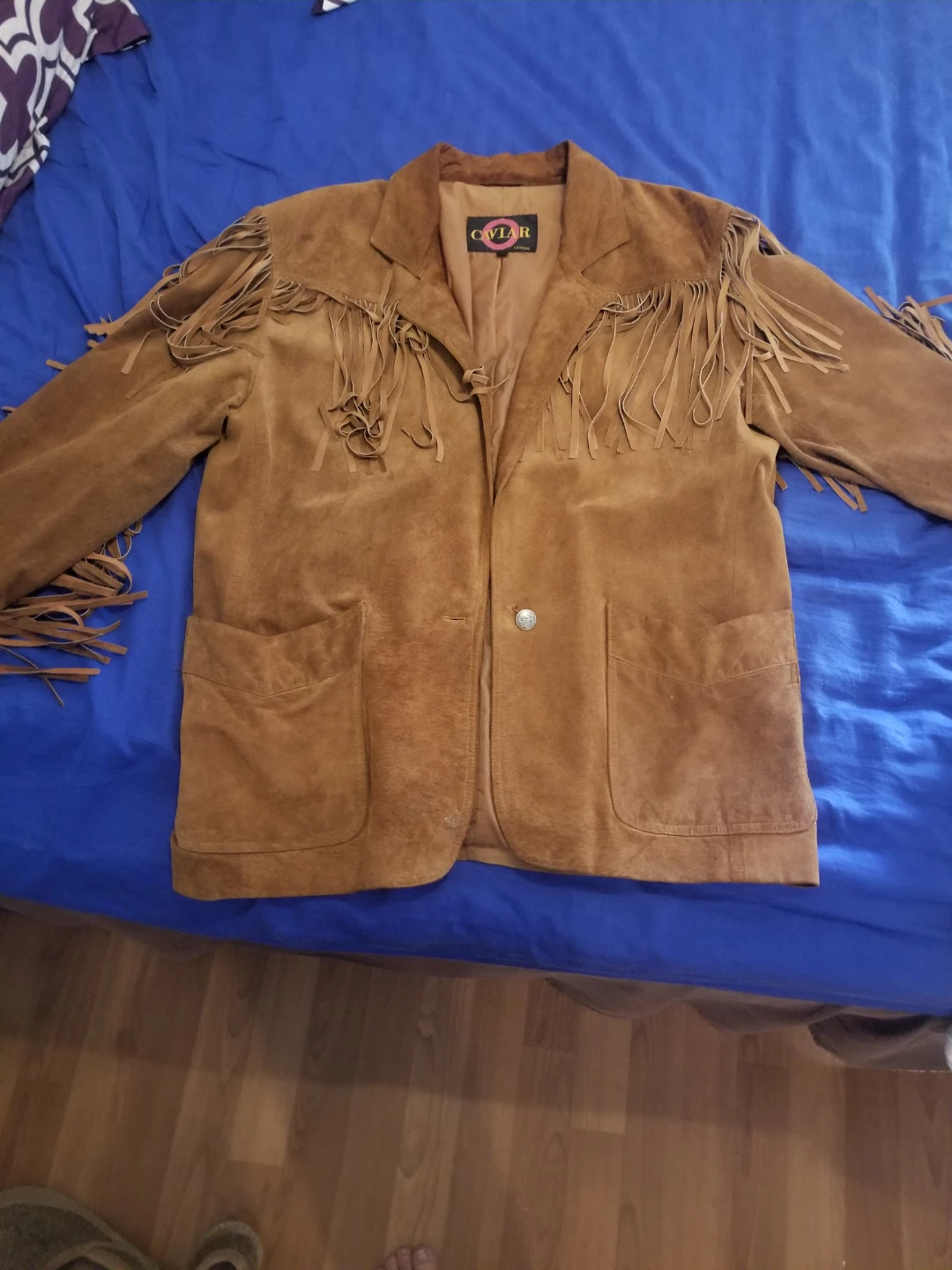Brown Suede Fringe Jacket - photo 2