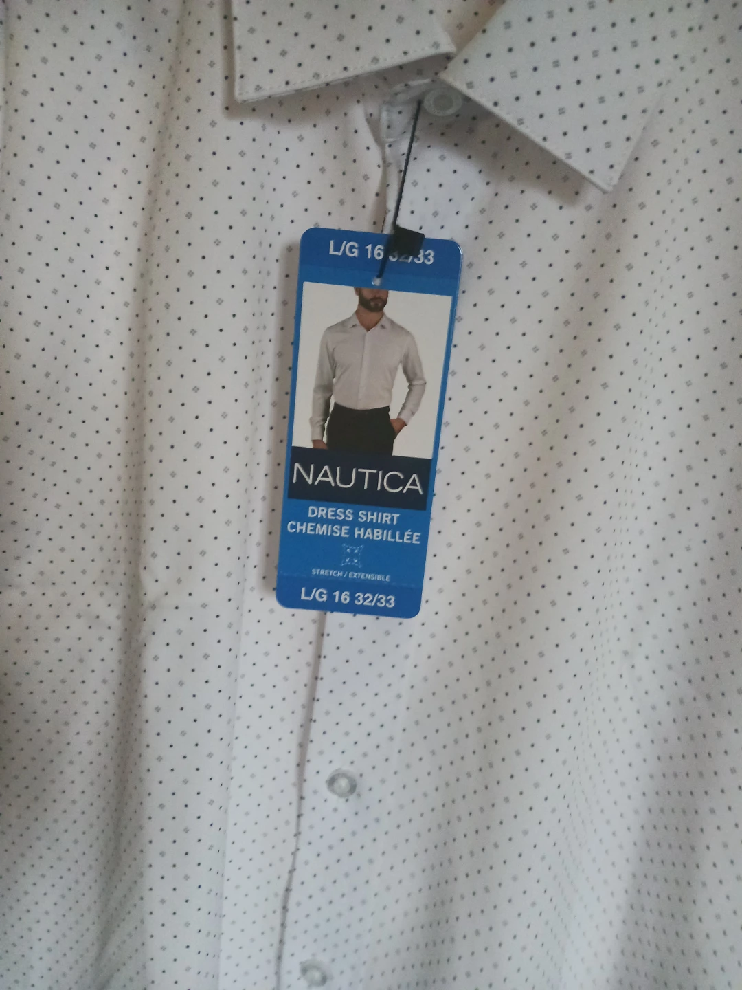 Nautica Men's Dress Shirt L/G 16 32/33 - photo 5
