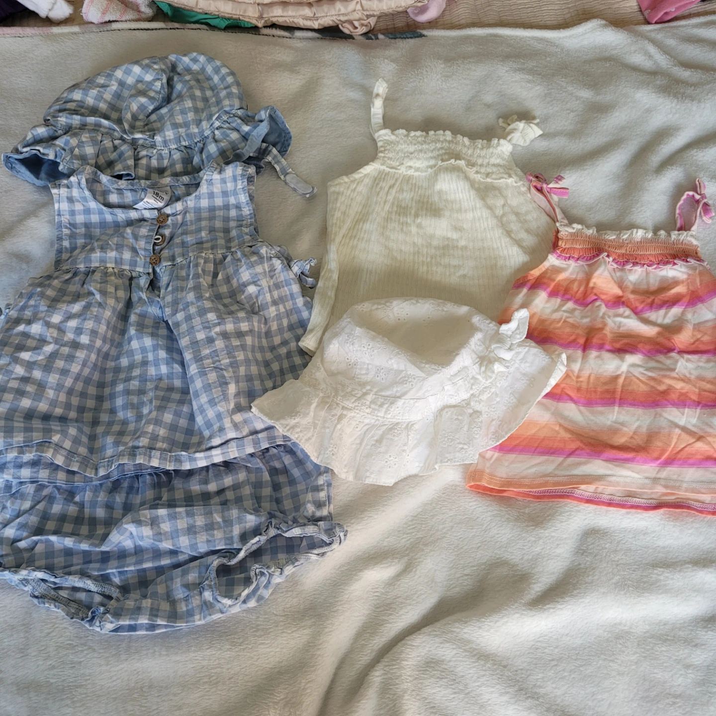 Baby Girls' Summer Outfit and Hats