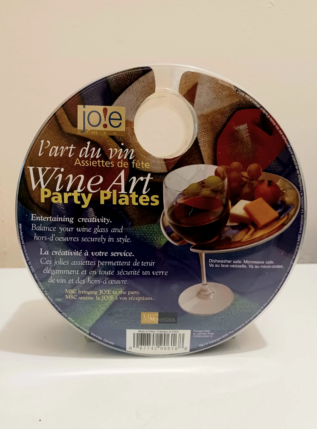 New Joie Wine Art Party Plates - photo 2