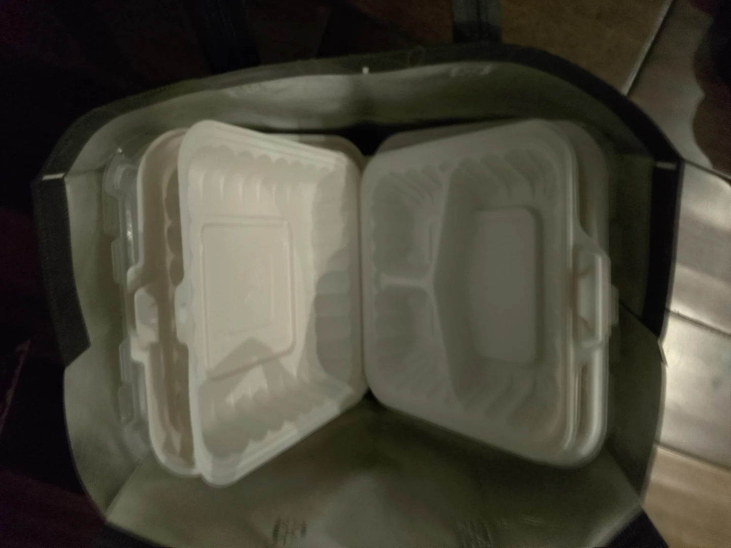 White Take-out Food Containers