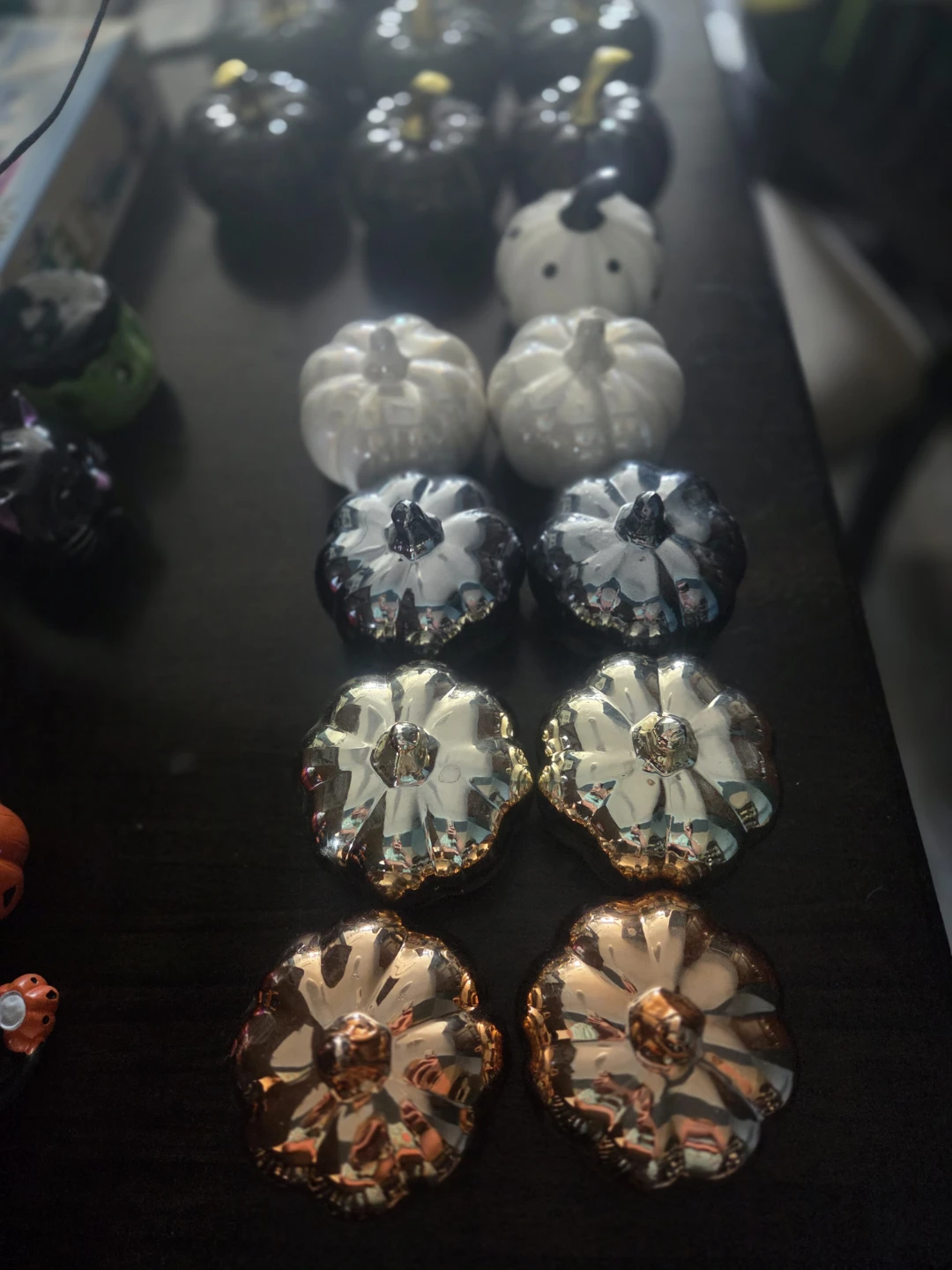 Set of Decorative Ceramic Pumpkins - photo 2