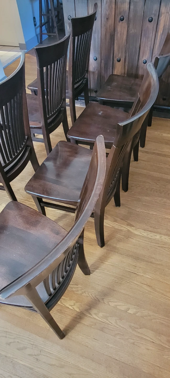 Canadel solid wood Dining Chairs .$200each - photo 5