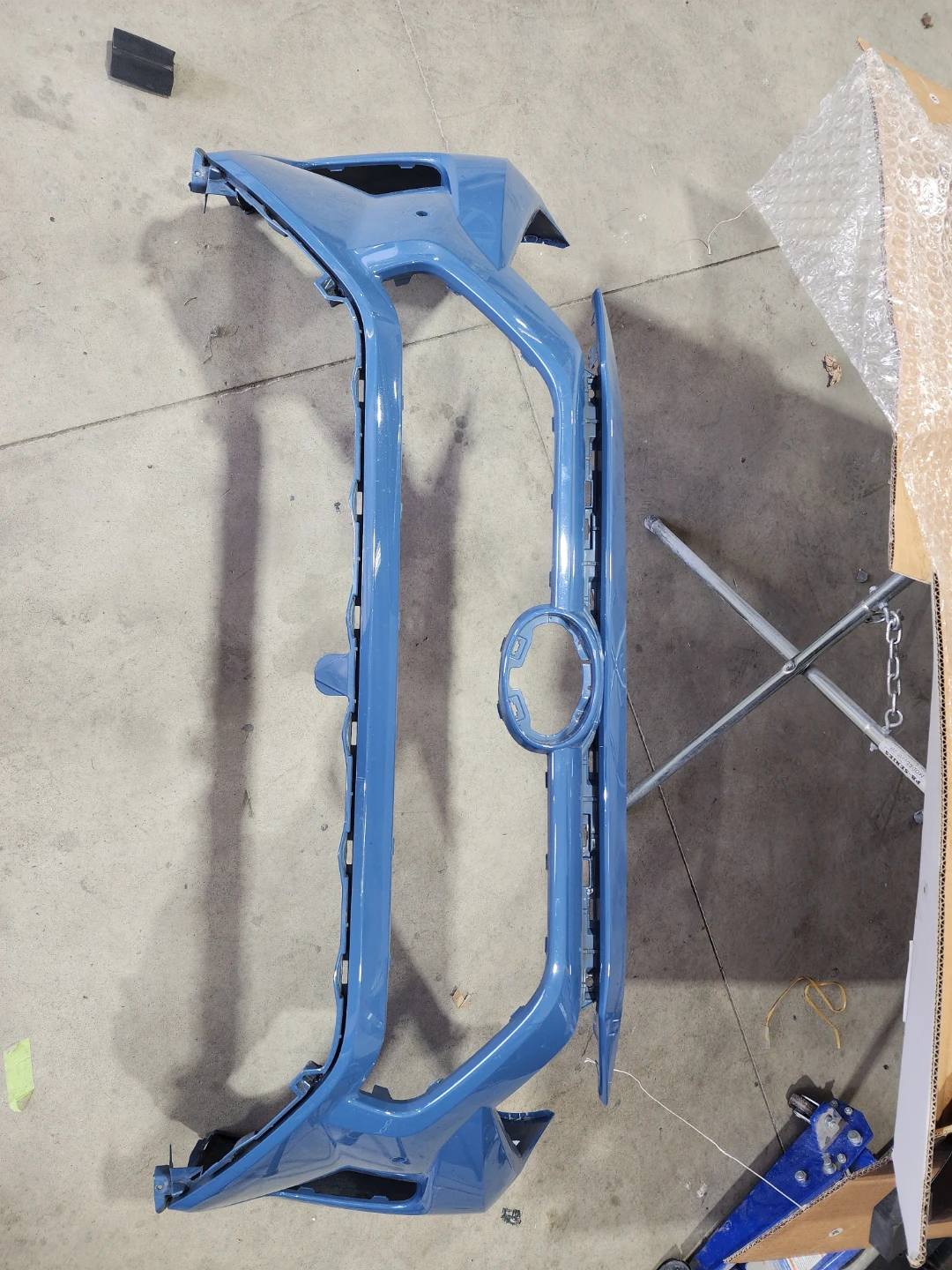 Blue Front Bumper Assembly