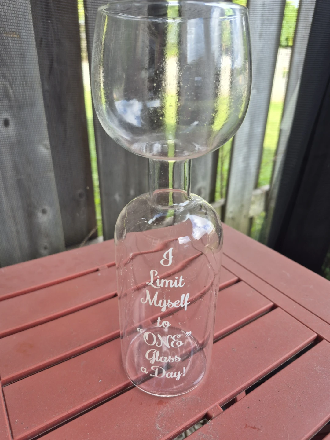 Novelty Wine Glass