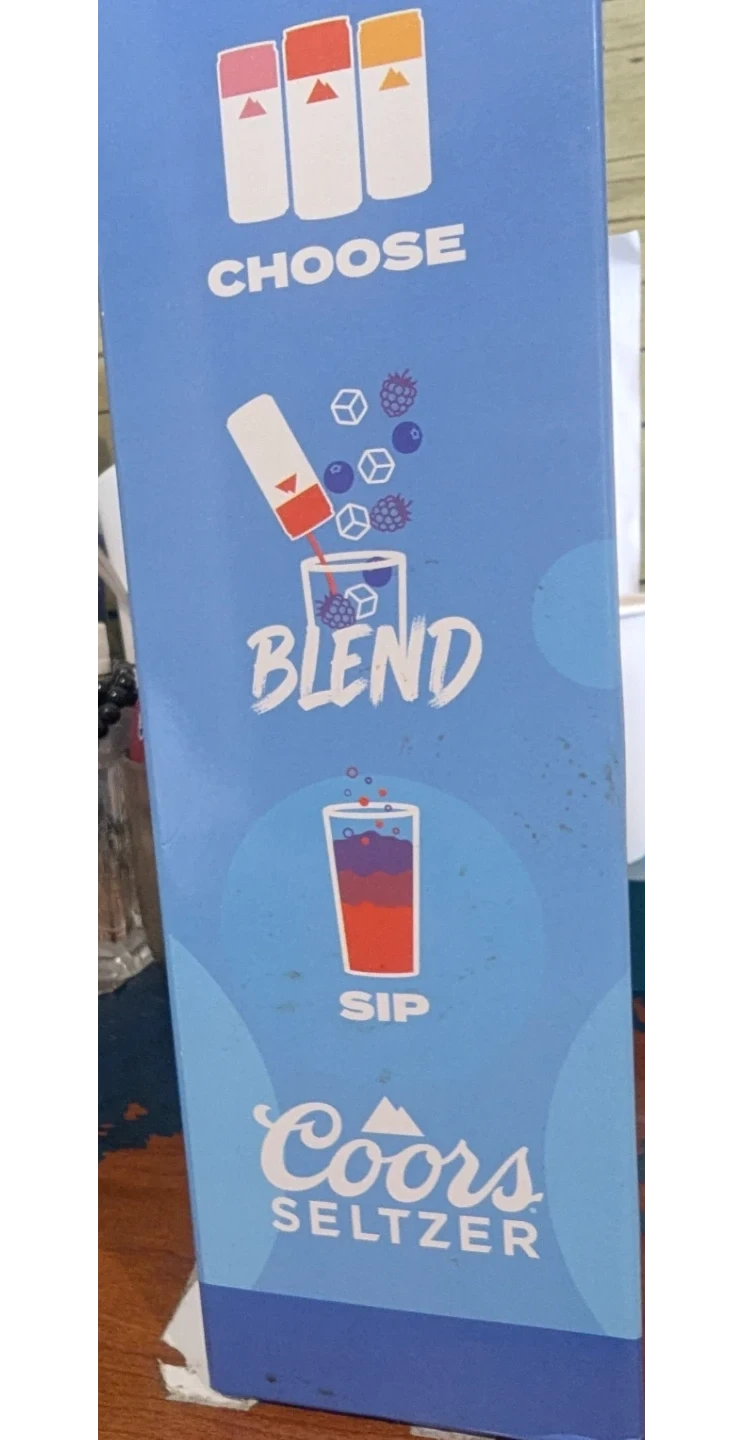 🔥🏆Coors Seltzer Personal Slushie Blender - photo 3