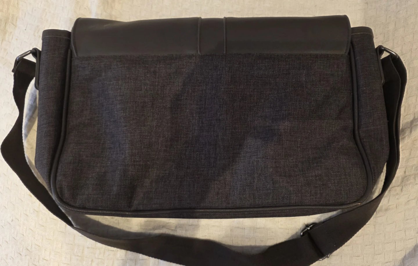Men's Dark Grey Messenger Bag - photo 4