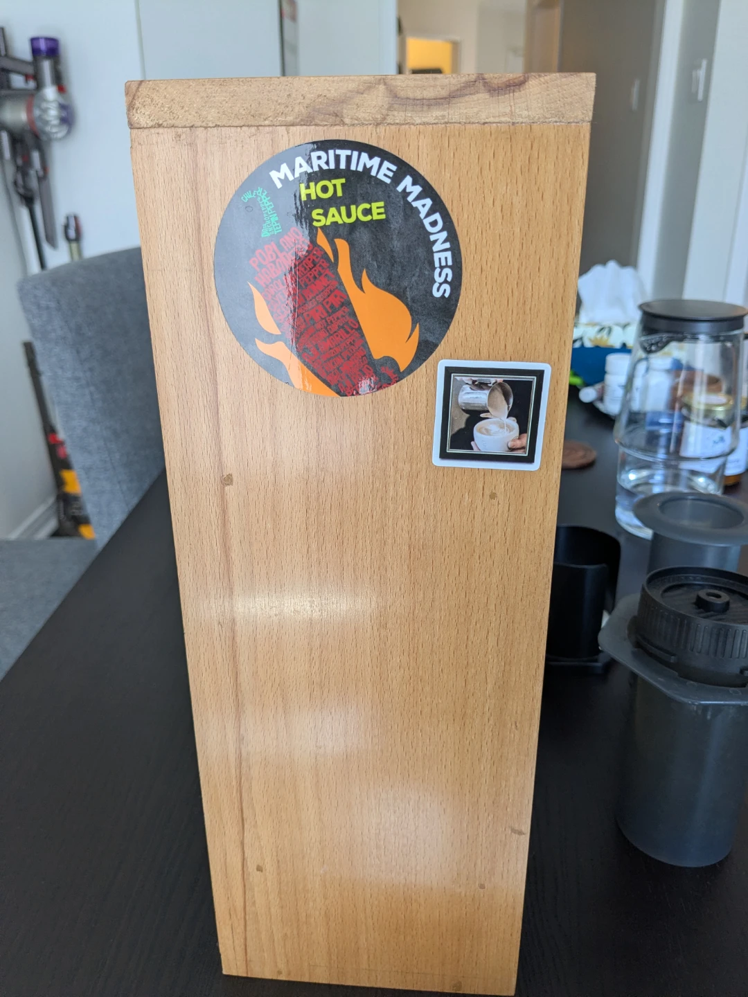 Aeropress handmade wooden stand - Coffee maker stand - photo 2