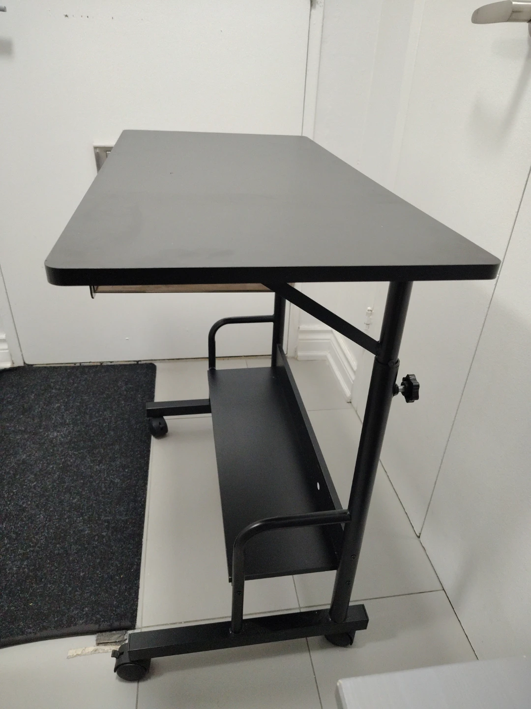 Adjustable Rolling Desk with Drawers - photo 2