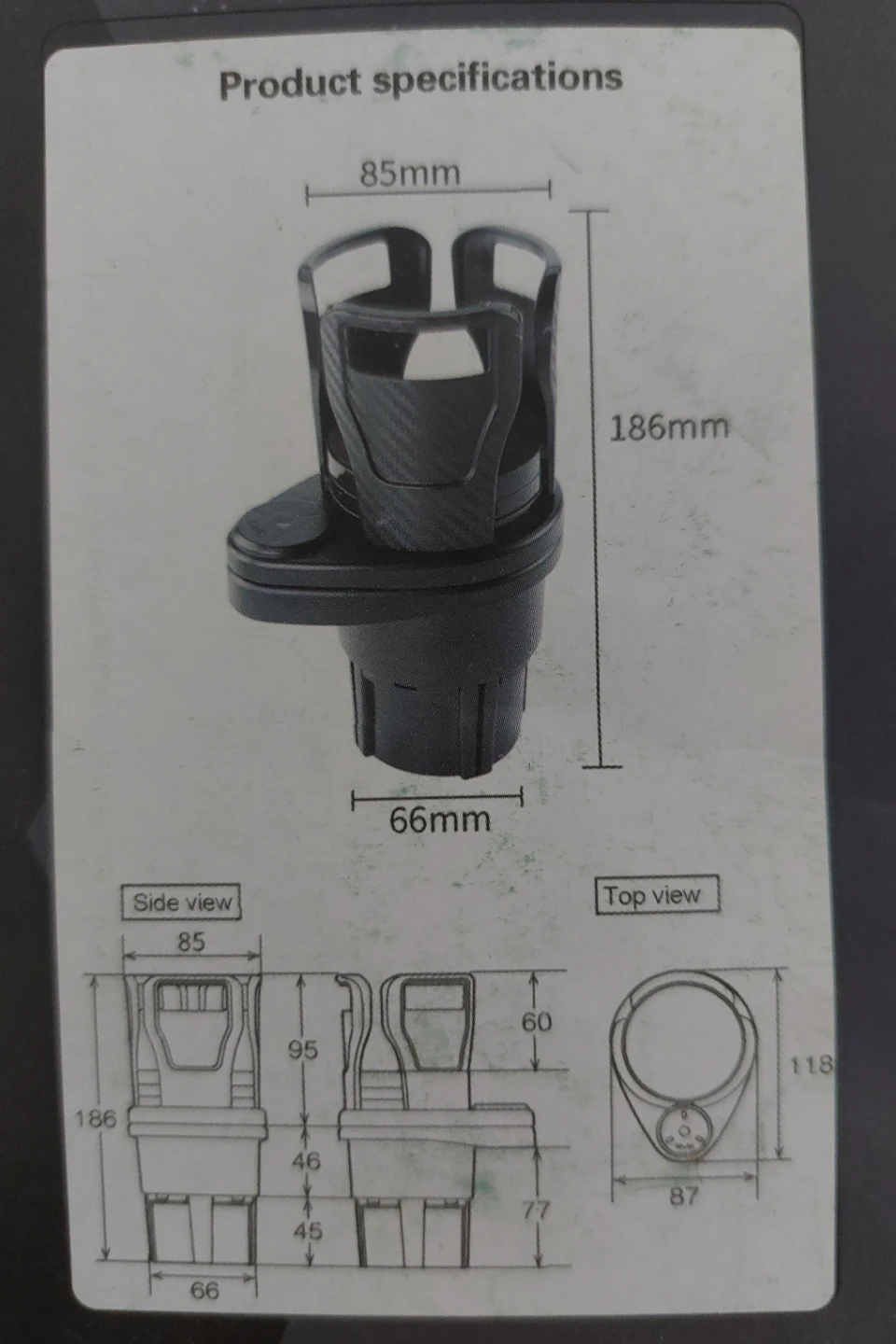 Multifunctional Car Water Cup Holder - photo 4