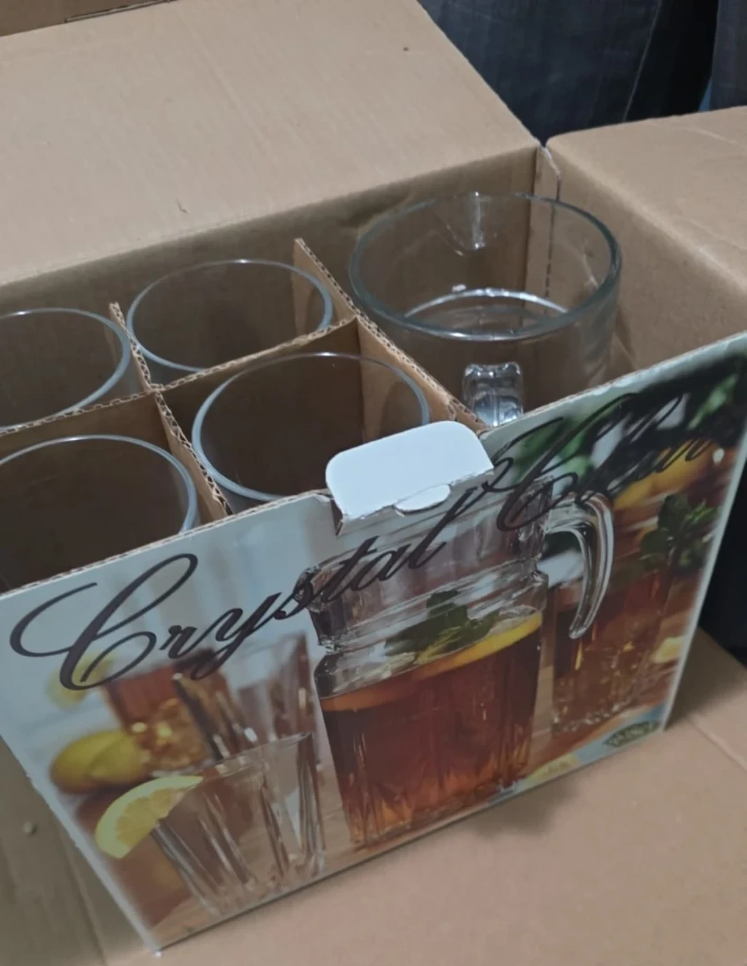 Crystal Clear Drinkware Set Jug & Glasses - photo 2