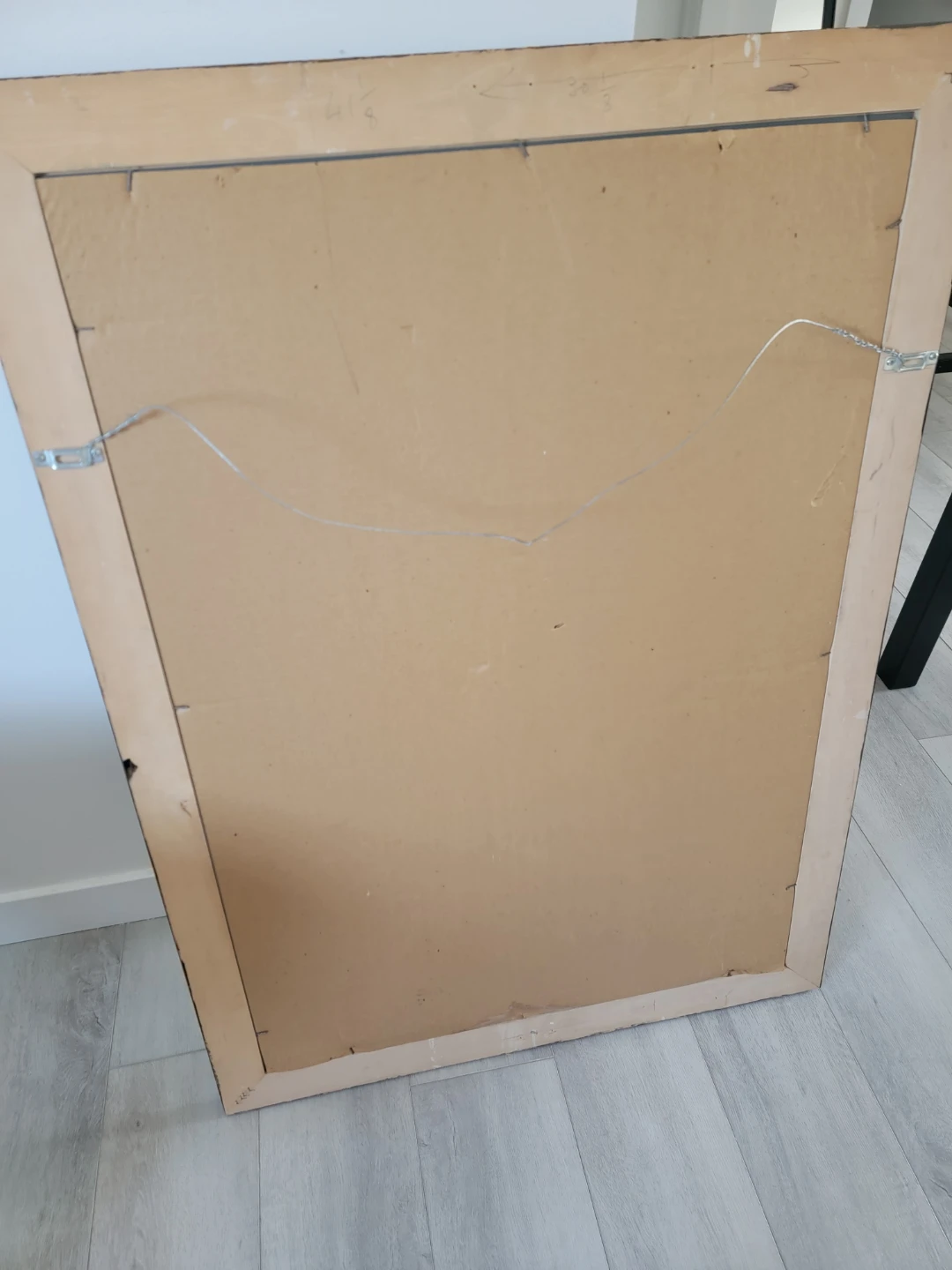 Large Decorative Mirror with Black Frame - photo 2
