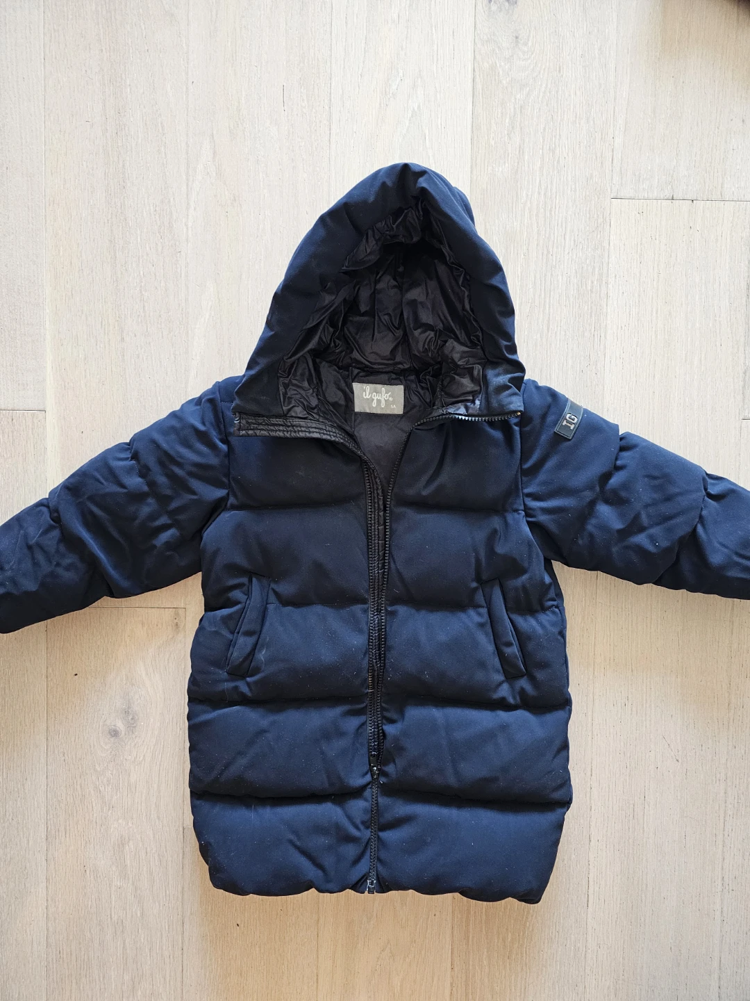 Il Gufo Navy Puffer Jacket 5y