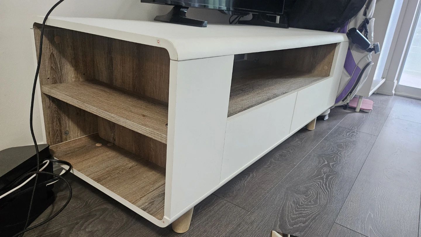 White Entertainment Unit - photo 2