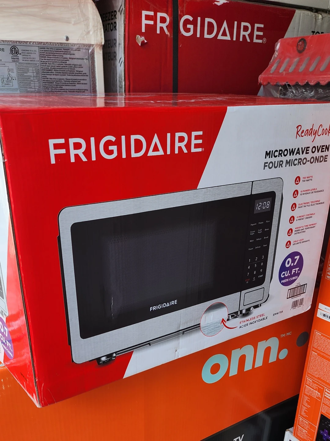 Frigidaire 0.7 Cu. Ft. Microwave (EMW759) - Stainless Steel