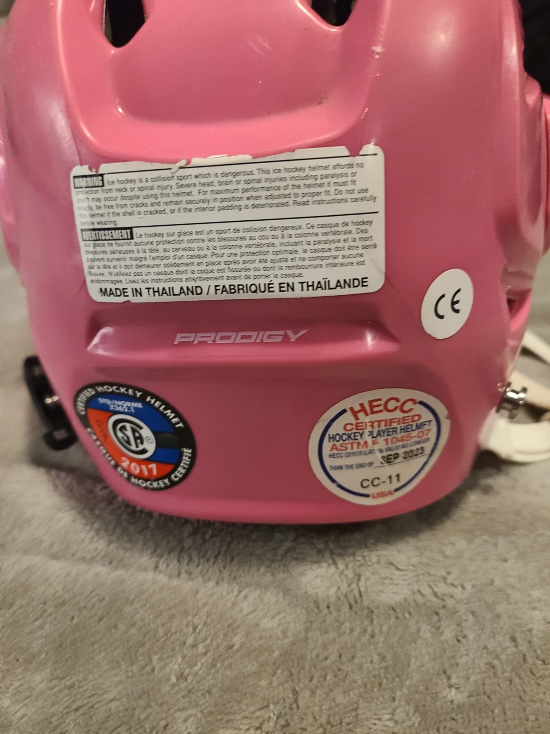 Pink Bauer Prodigy Hockey Helmet - photo 3