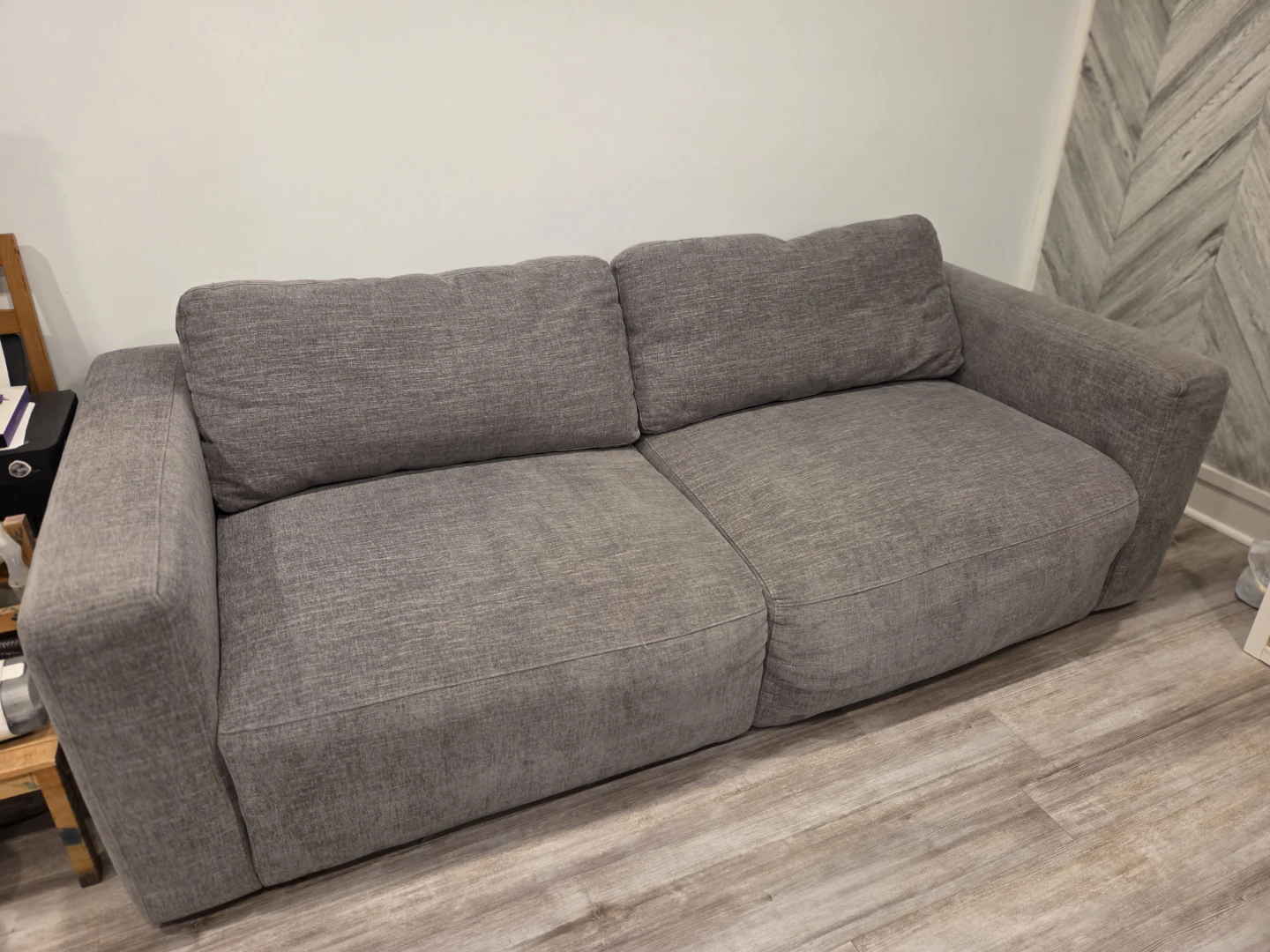 Grey Two-Seater Sofa - photo 2