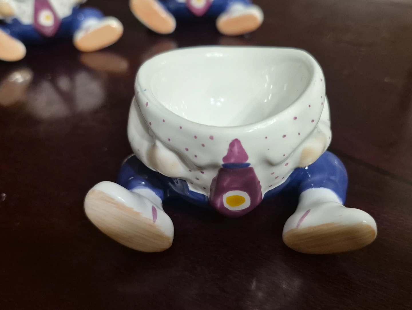 3 Millard Listre Humpty Dumpty Ceramic Egg Cups - photo 4