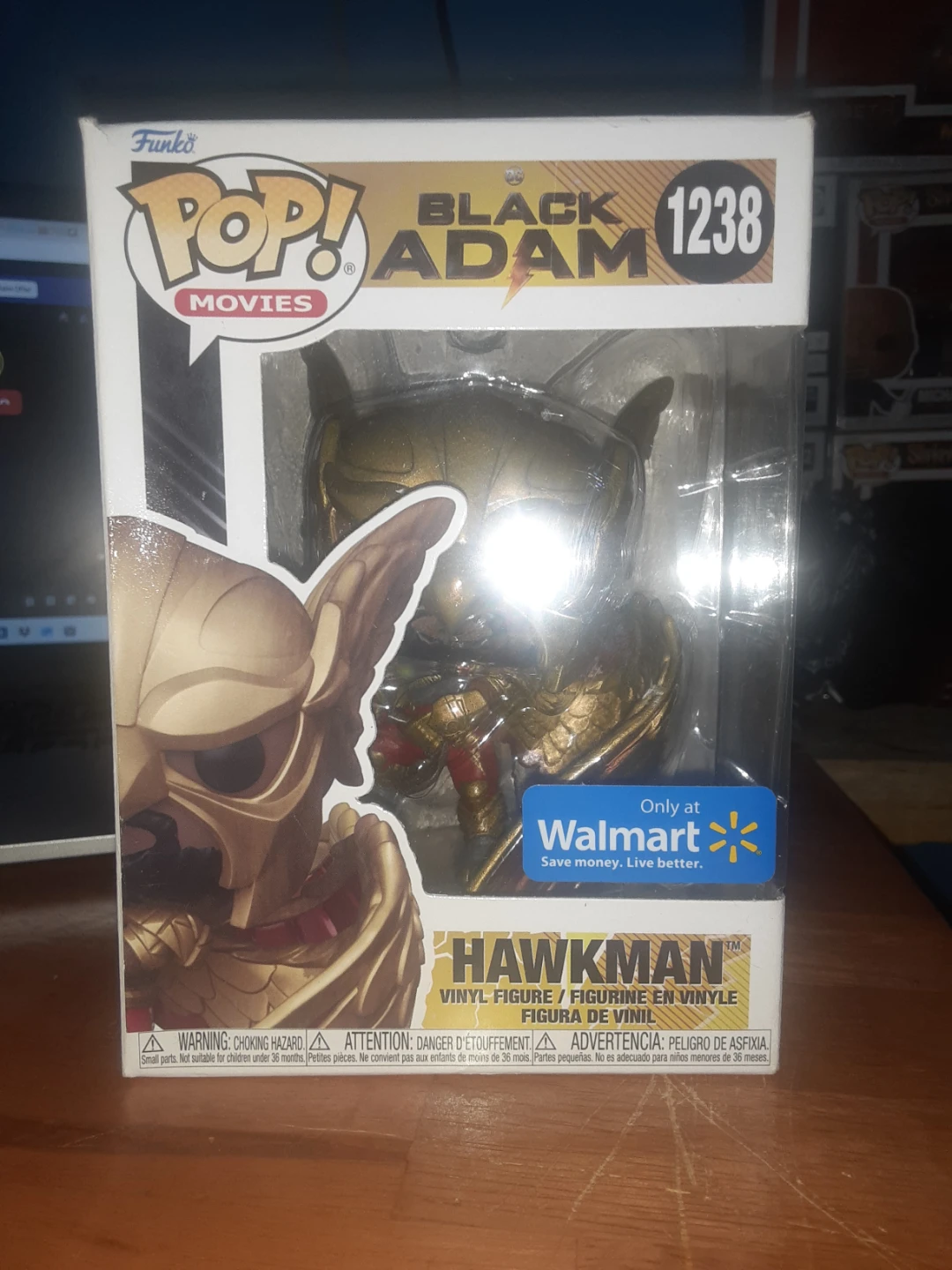 Funko Pop! Movies Black Adam Hawkman 1238 Vinyl Figure