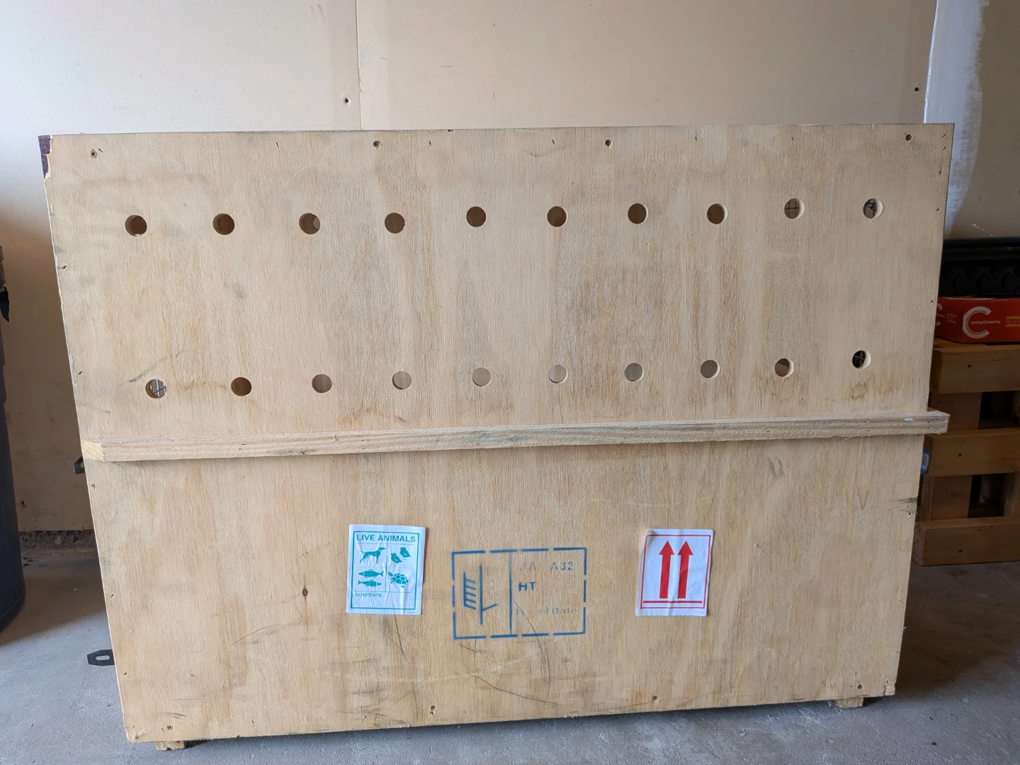Wooden dog crate🐶🌷 - photo 2