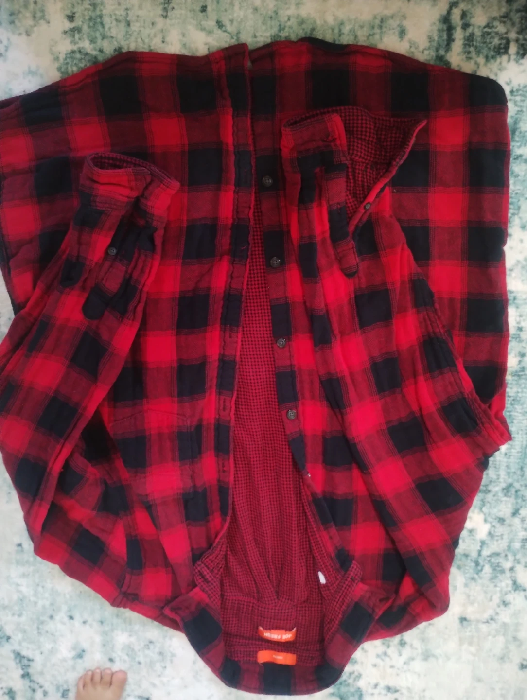 Men's Casual Wear - Denim Fleece Jacket, Shirts & Camo Joggers - photo 4