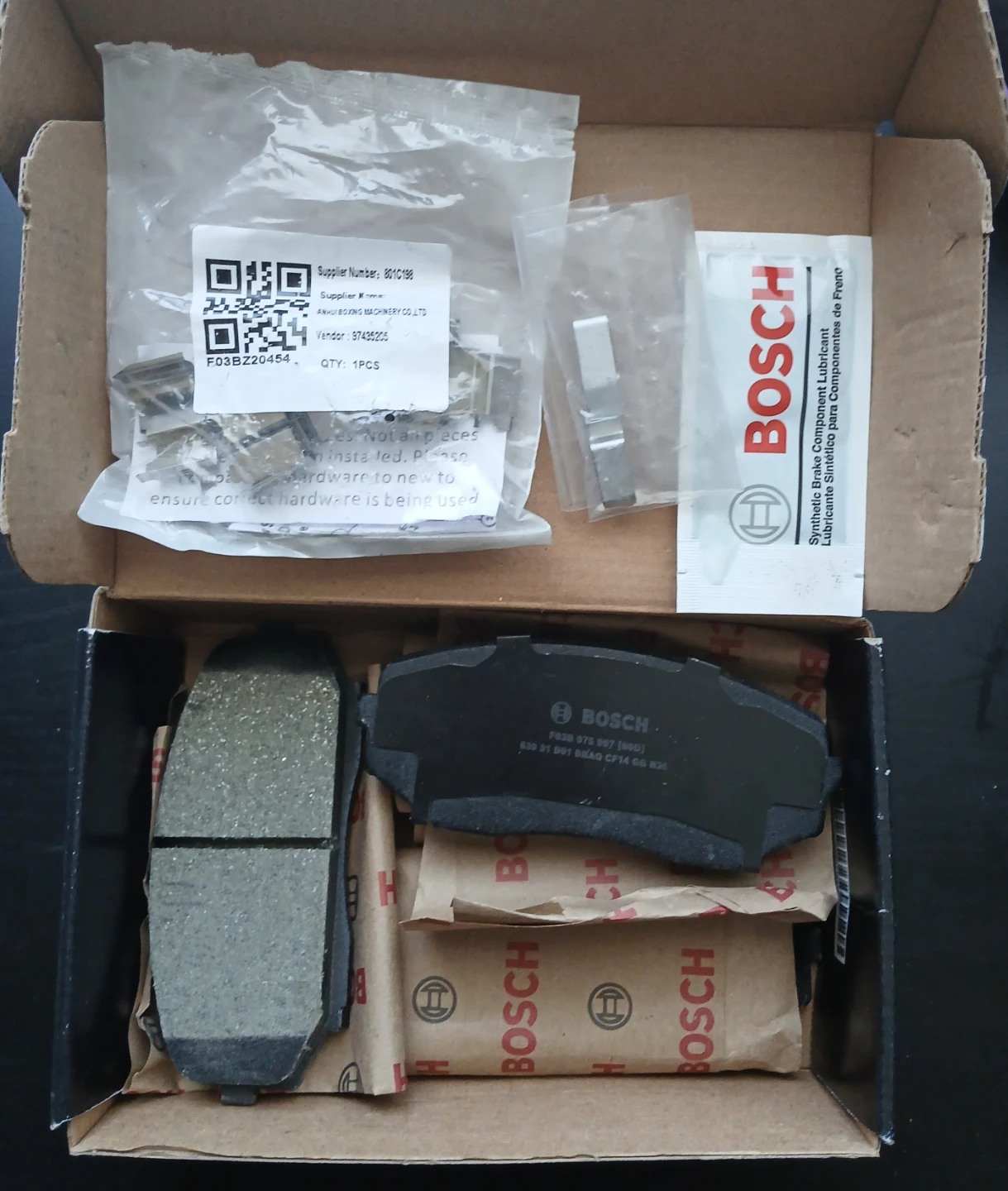 Bosch BC1258 QuietCast Premium Disc Brake Kit - photo 3