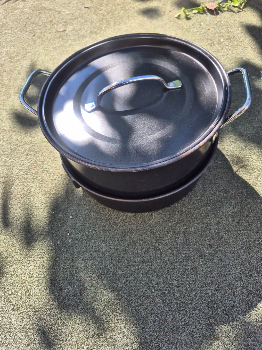 3-Piece stackable Camping Cookware Set - photo 2