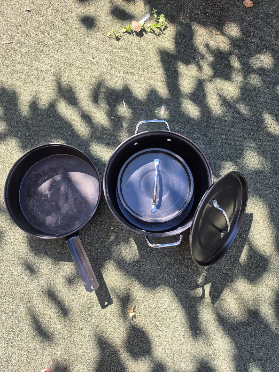 3-Piece stackable Camping Cookware Set - photo 3
