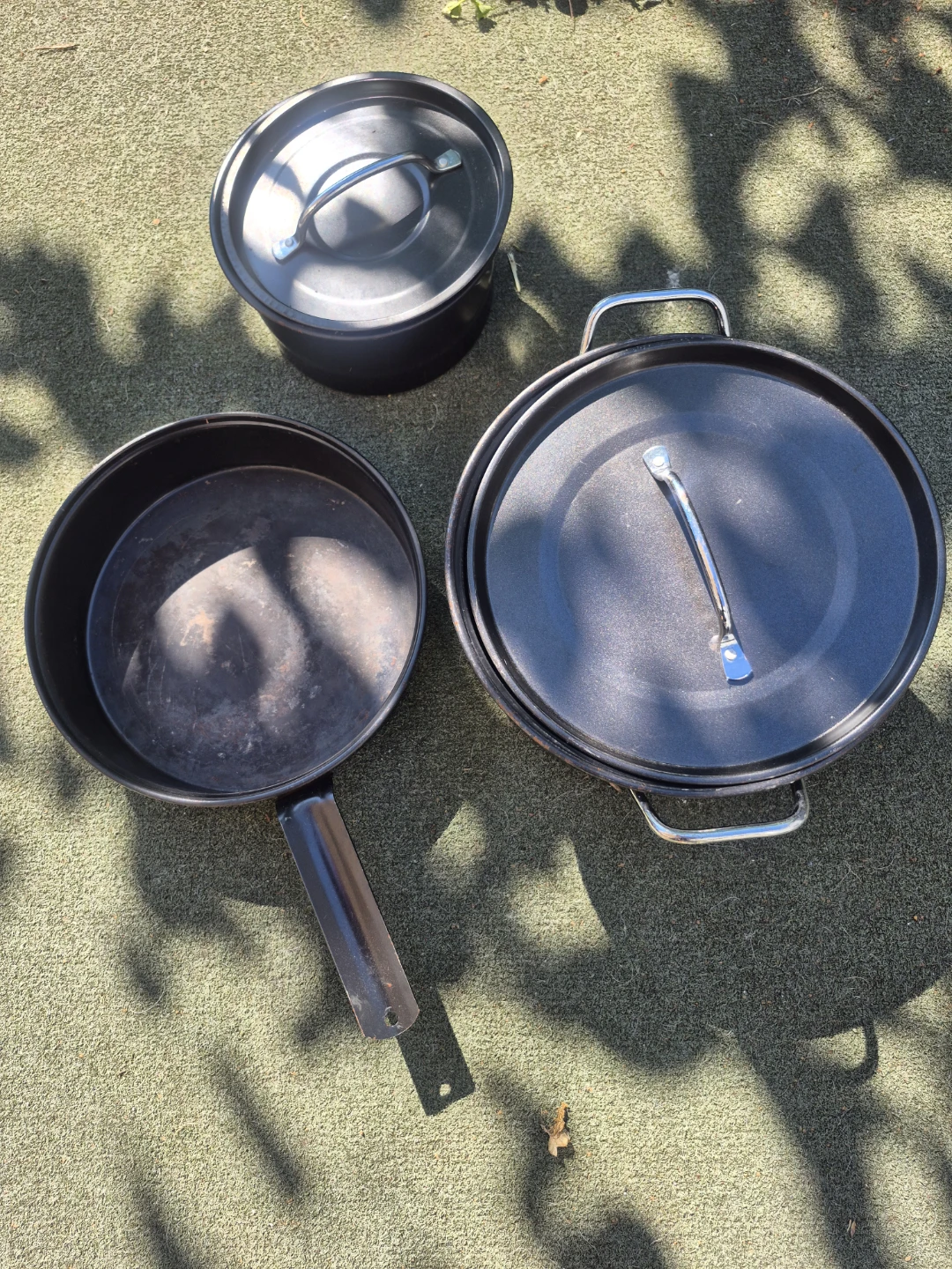 3-Piece stackable Camping Cookware Set - photo 4