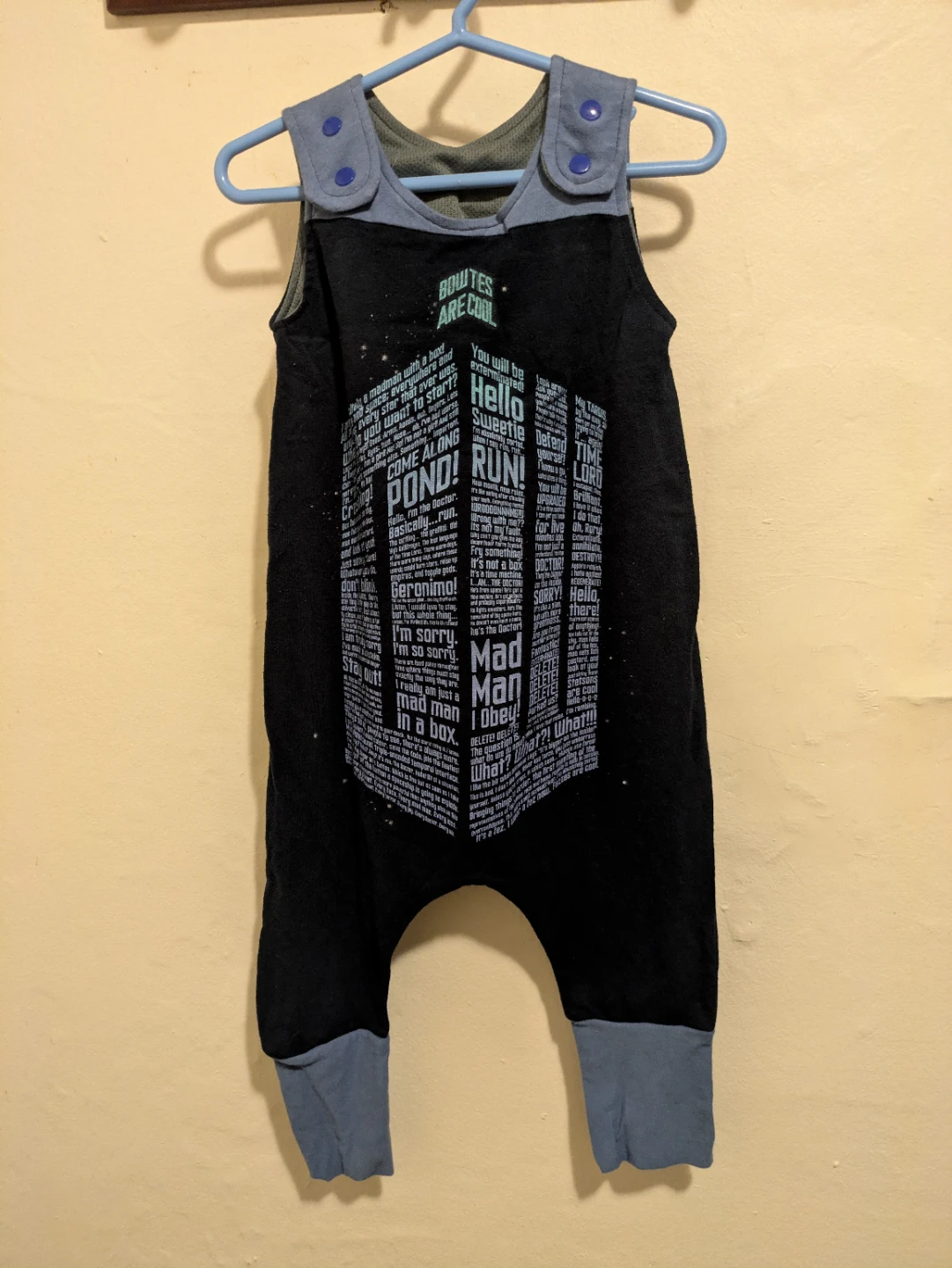 One of a Kind Doctor Who TARDIS Romper - photo 3