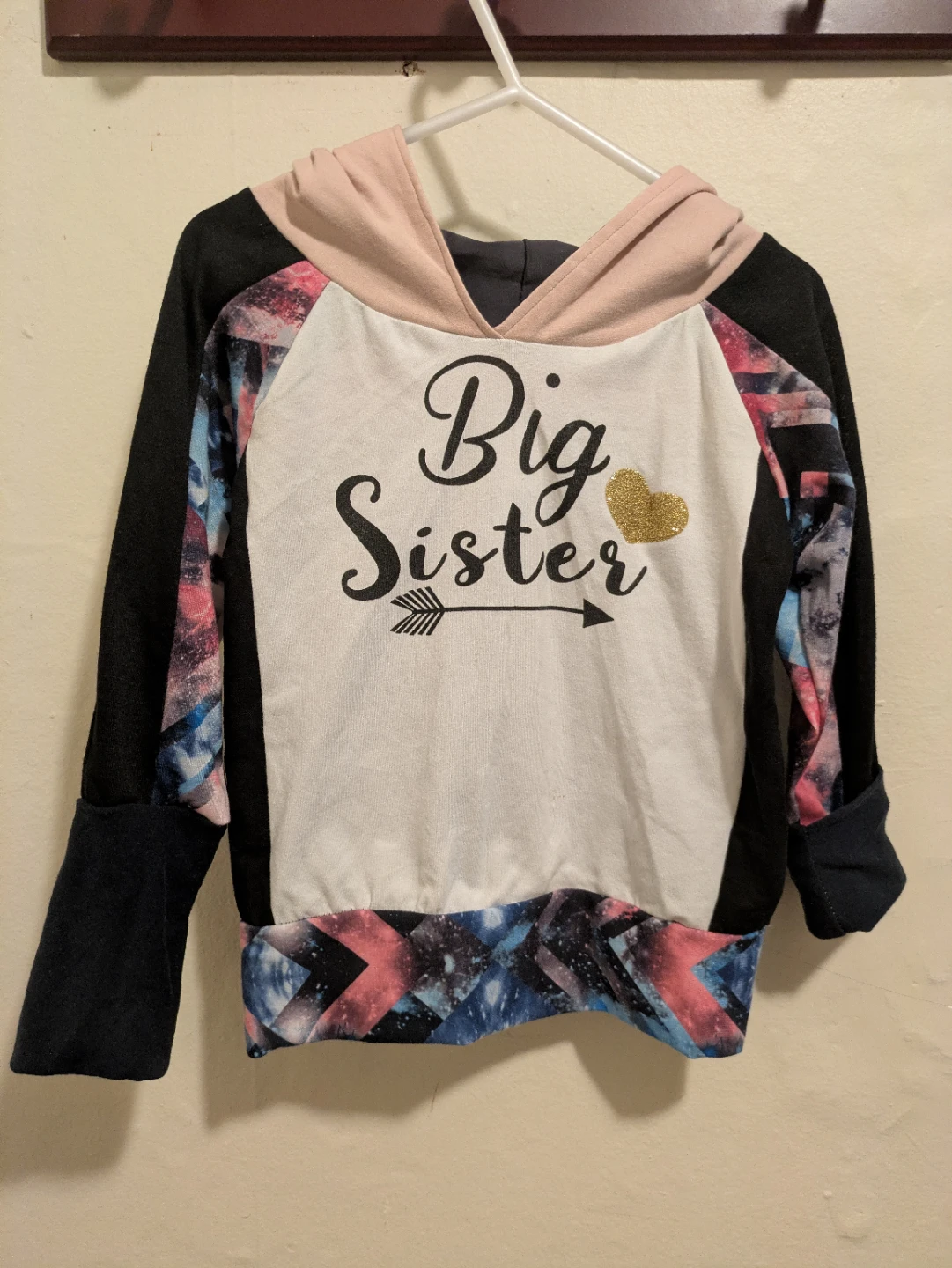 Grow With Me Big Sister Hoodie - photo 3