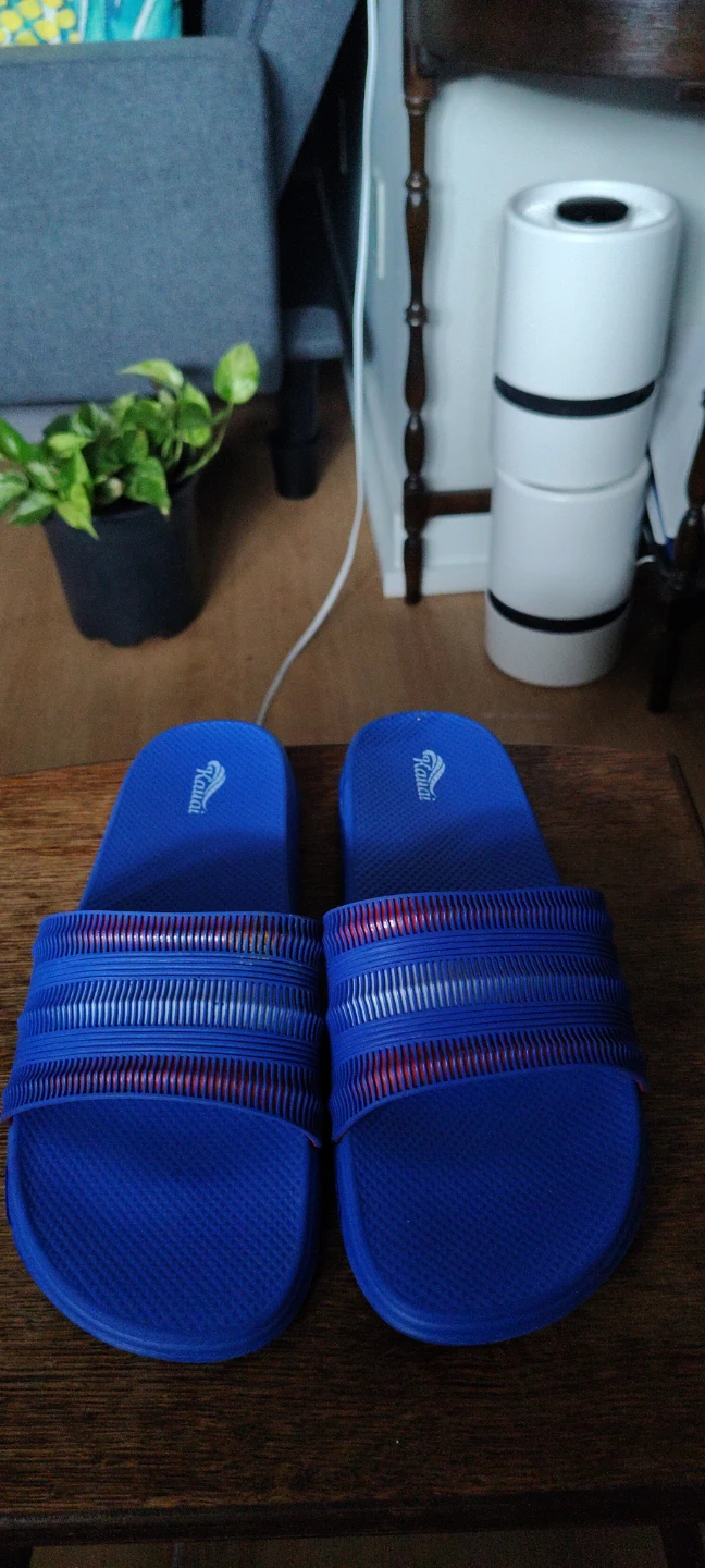 Kauai Blue Slide Sandals