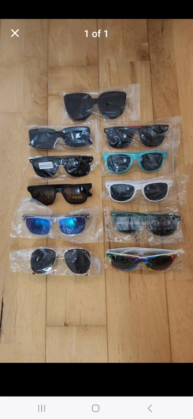 Reflective, Gold, Green, Black, White, Rainbow Pride Sunglasses