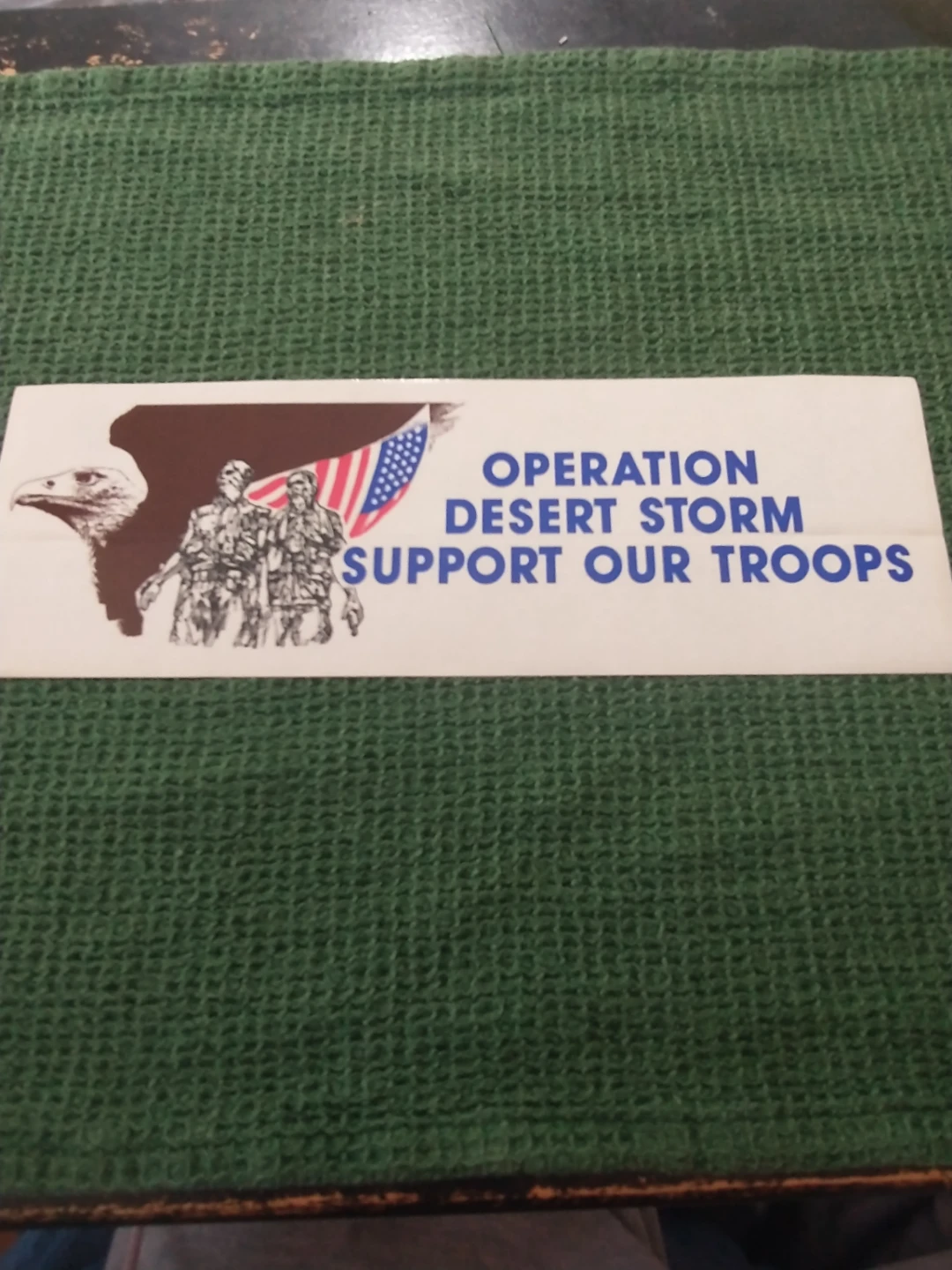 1991 Operation Desert Storm 10" Bumper Sticker #2 - photo 4
