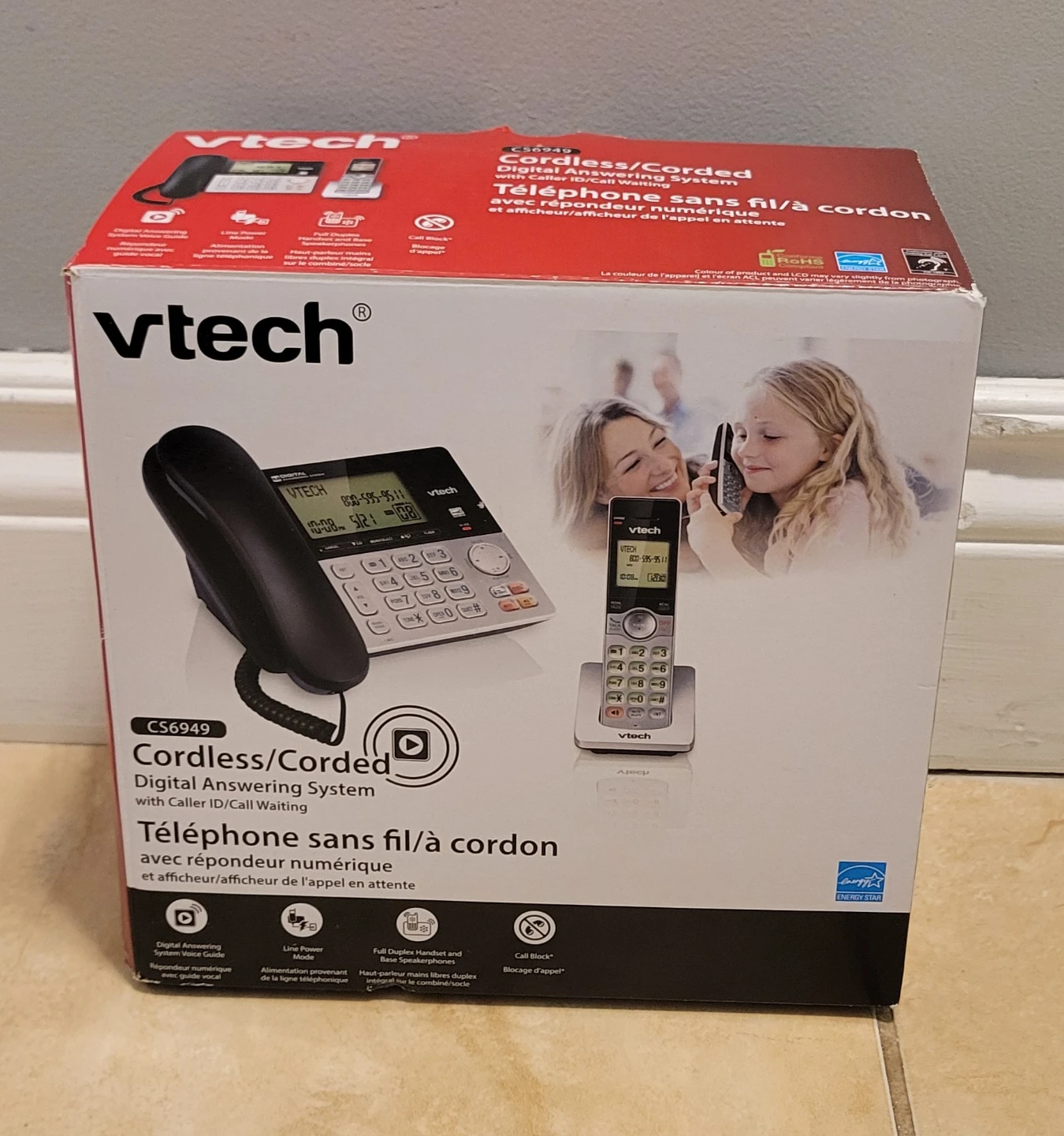 VTech CS6949 Cordless/Corded Digital Answering System