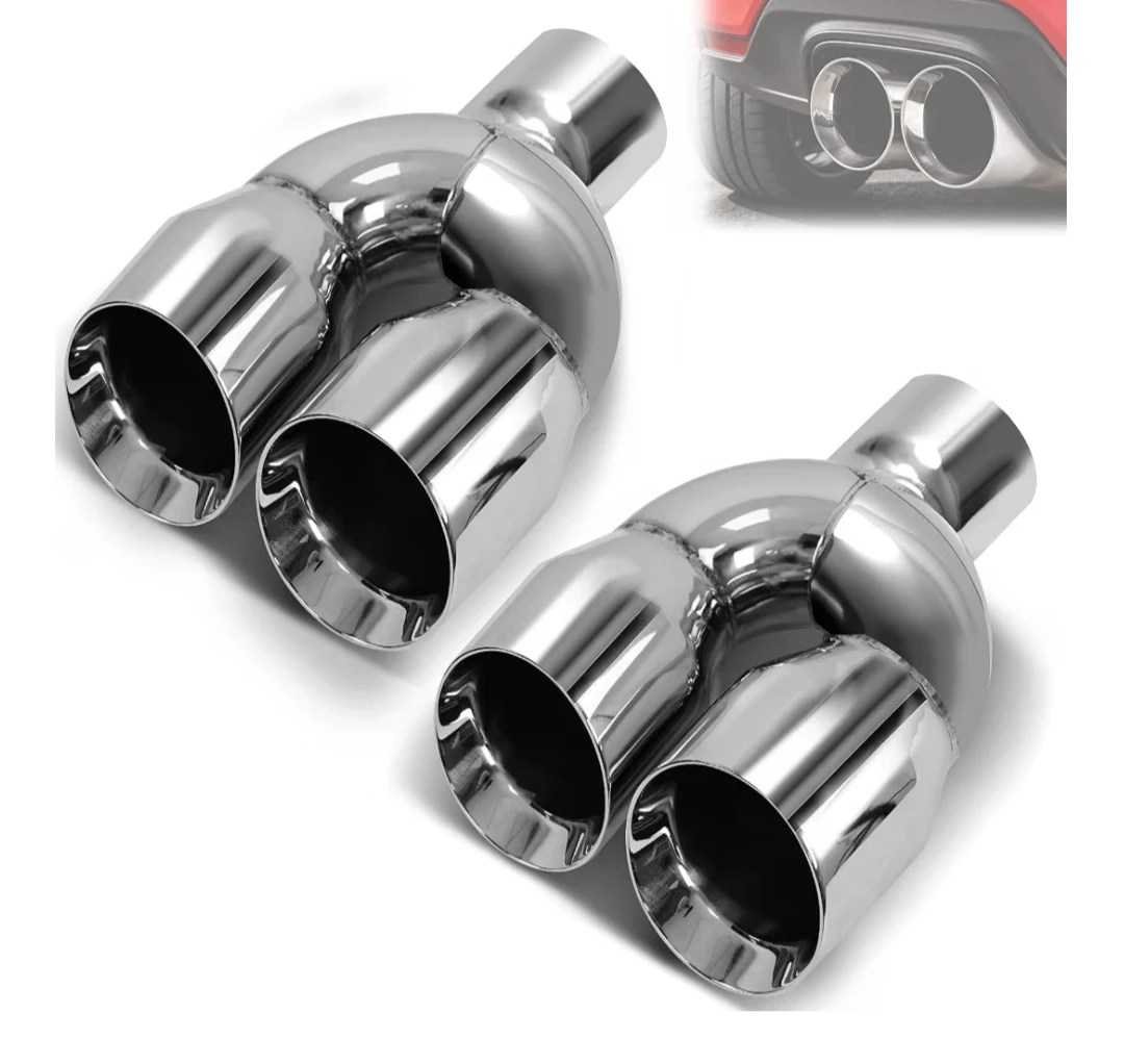 Chrome Dual Exhaust Tip