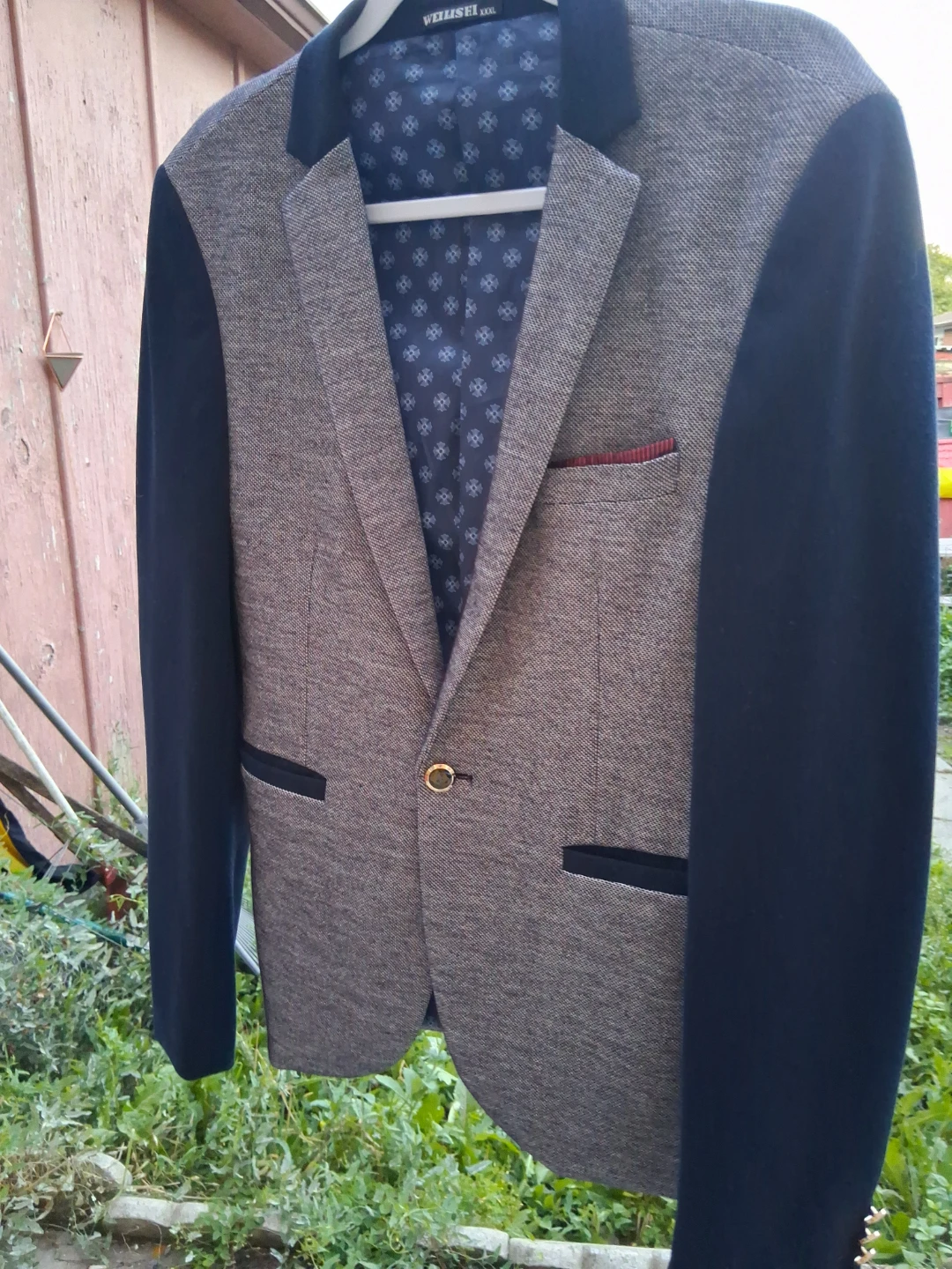 Men's Blazer with Skull Detail - photo 2