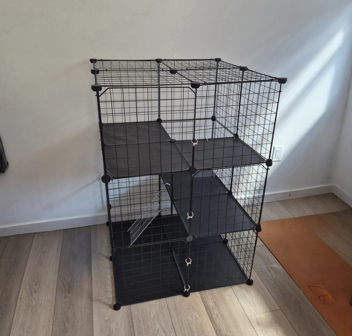 Multi-Level Wire Pet Cage