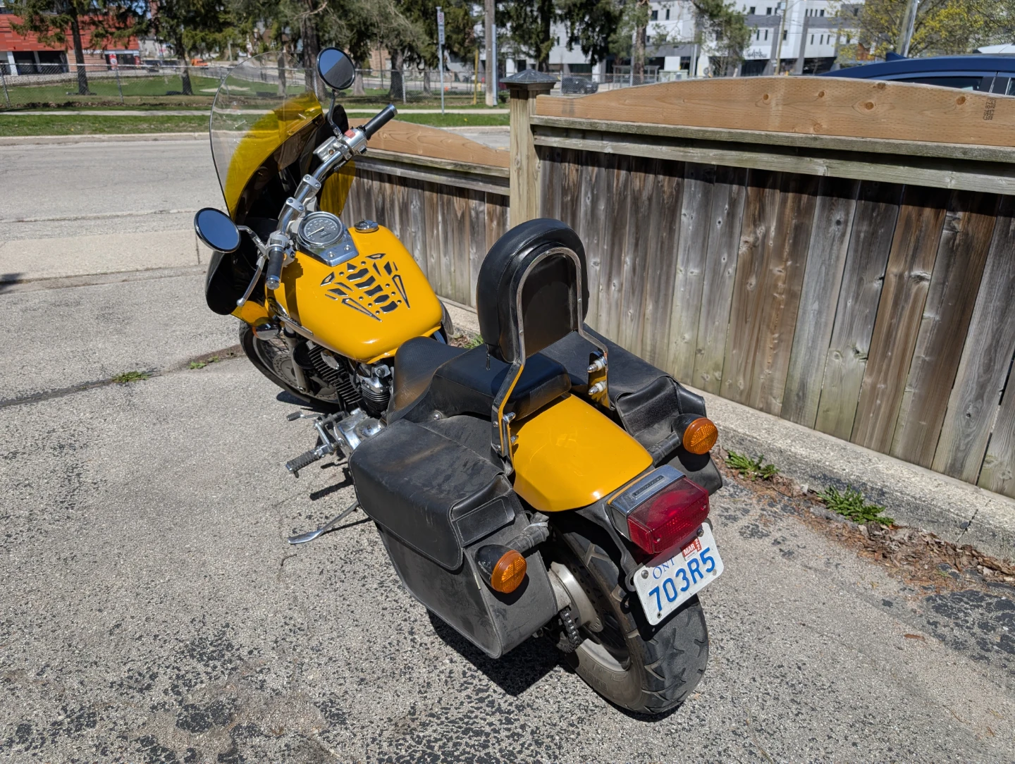 2003 Honda Shadow 750 ACE with batwing fairing/windscreen - photo 4