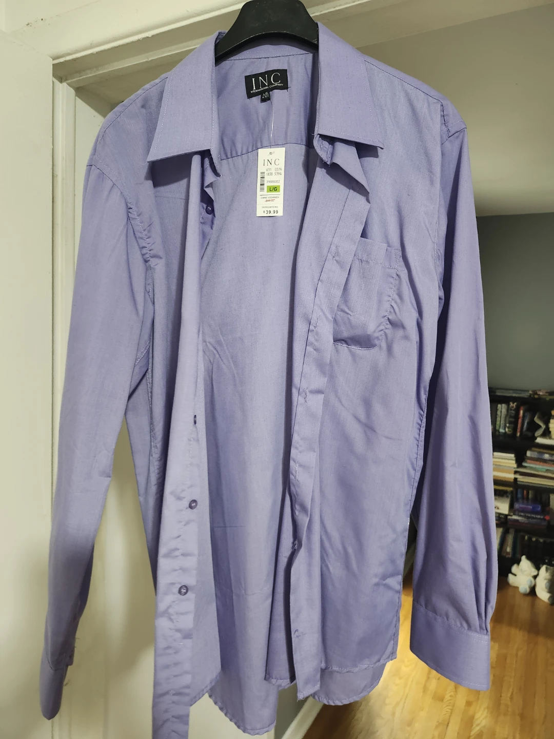 Dress Shirt - Purple, Size L