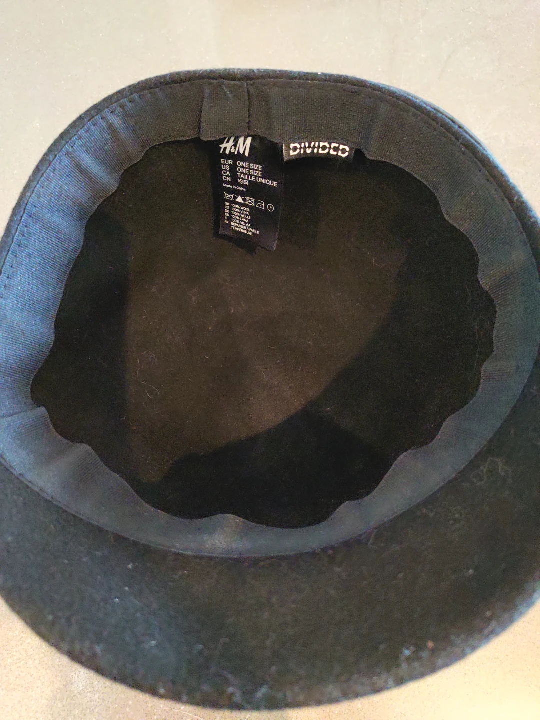 H&M Divided Black Felt Hat - photo 3