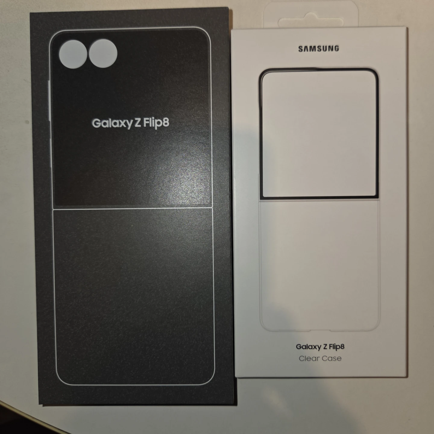 Just Released Samsung Galaxy Z Flip8 Phone and Clear Case