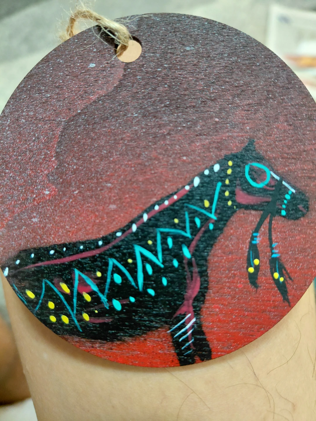 Wooden Horse Ornament - photo 4