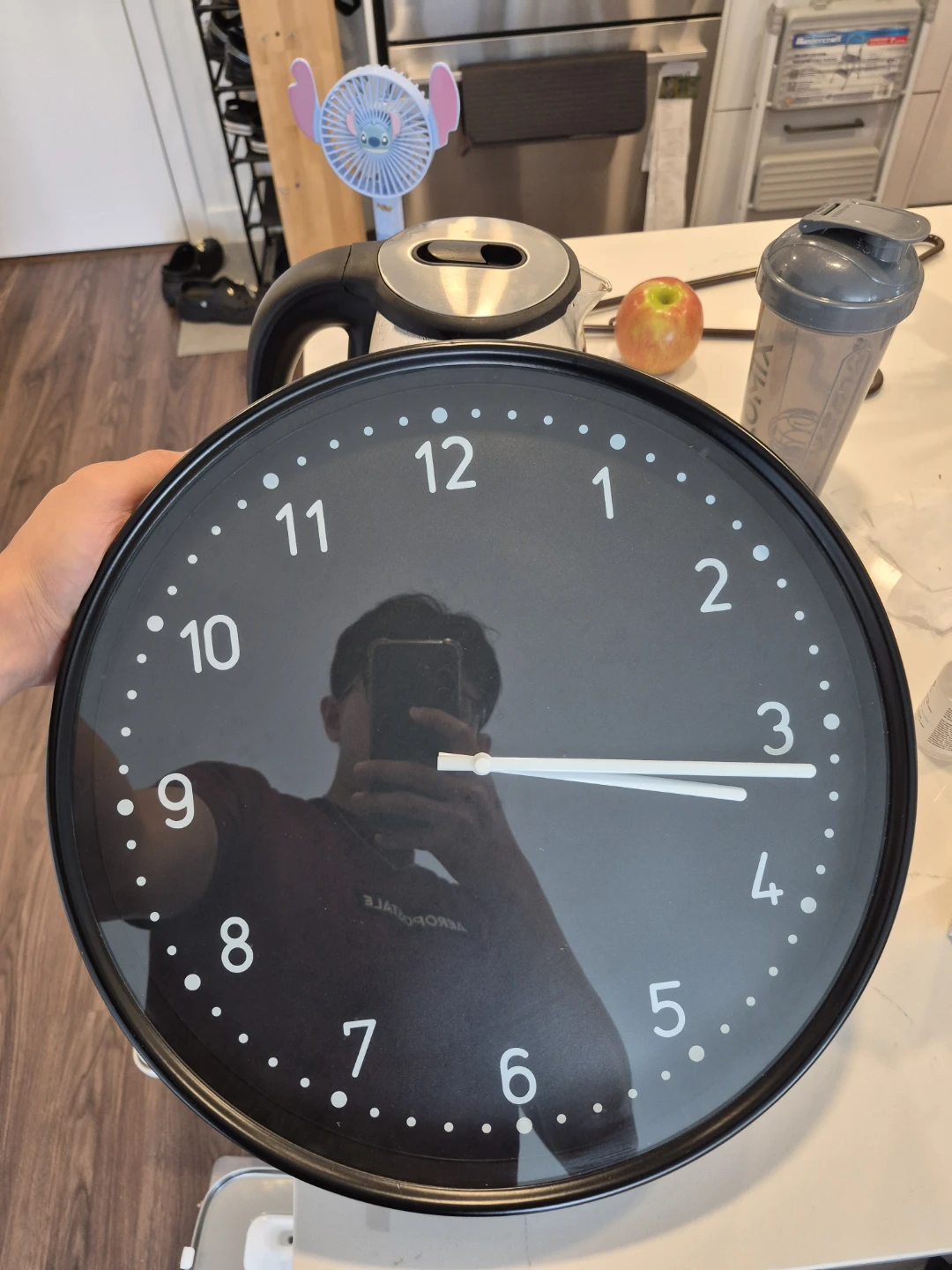 IKEA Black Wall Clock
