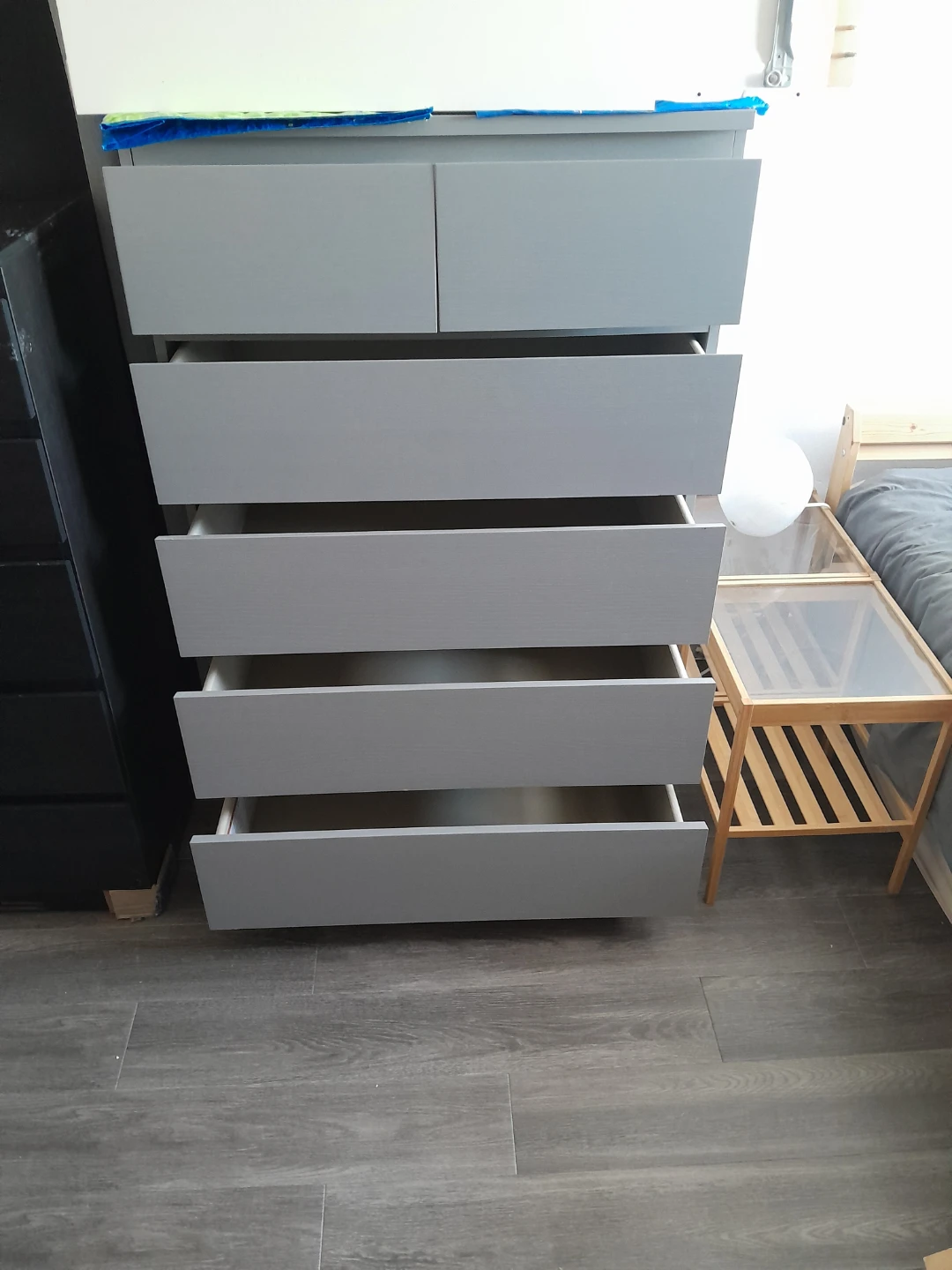 Grey 6-Drawer Dresser - photo 3