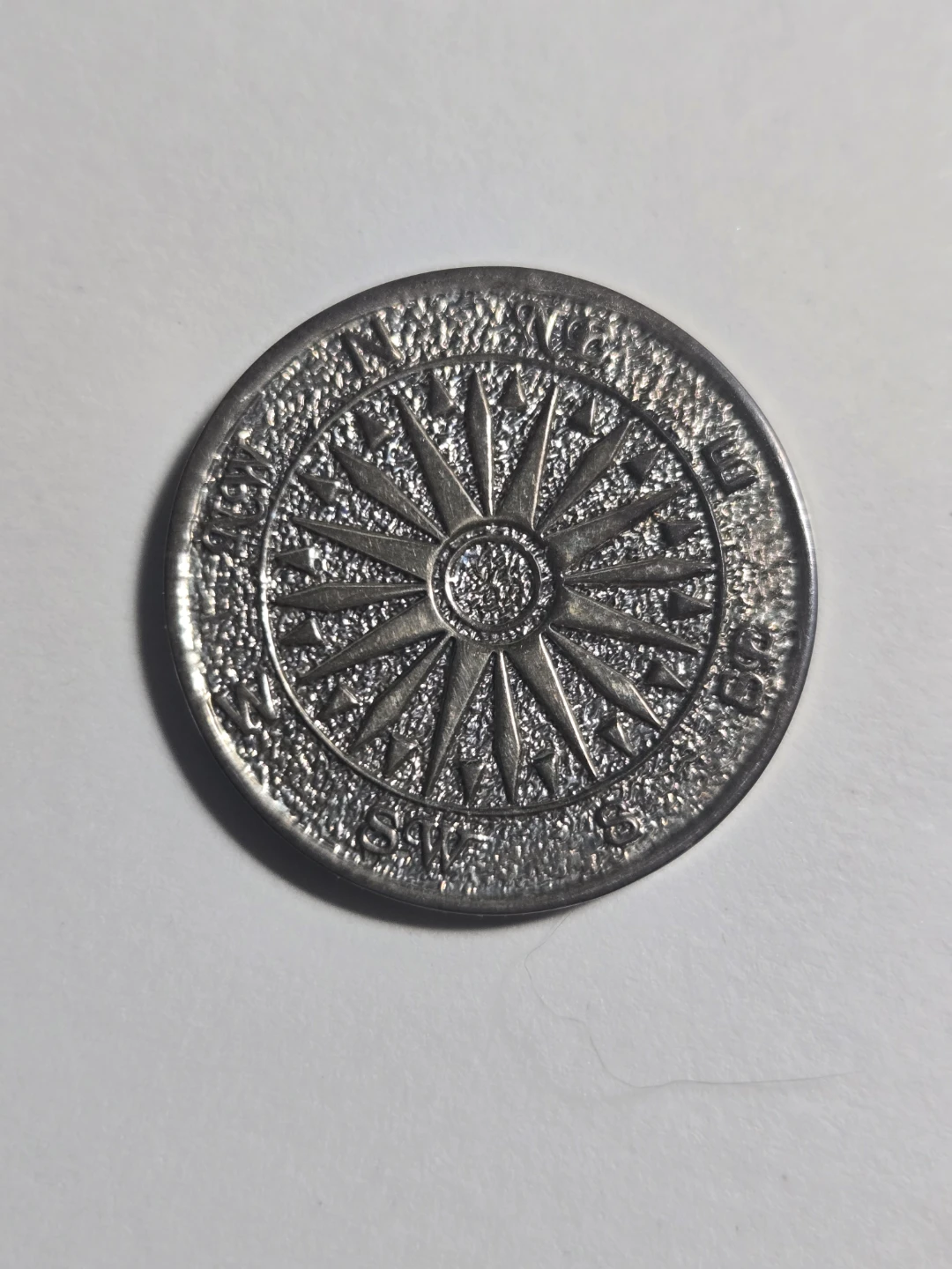 Sterling Silver Token - Earth, Compass Star - photo 3