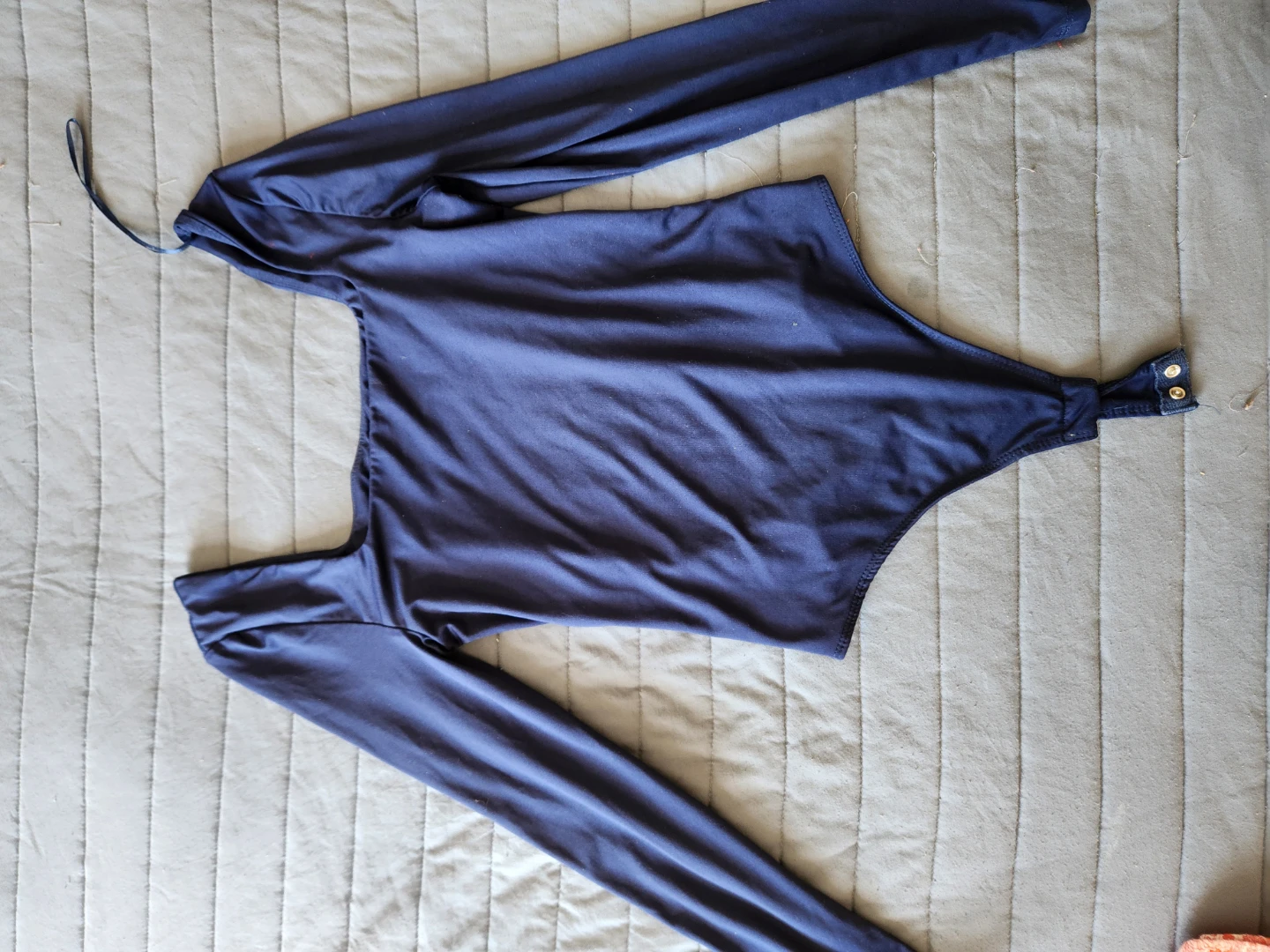 Navy Long Sleeve Bodysuit