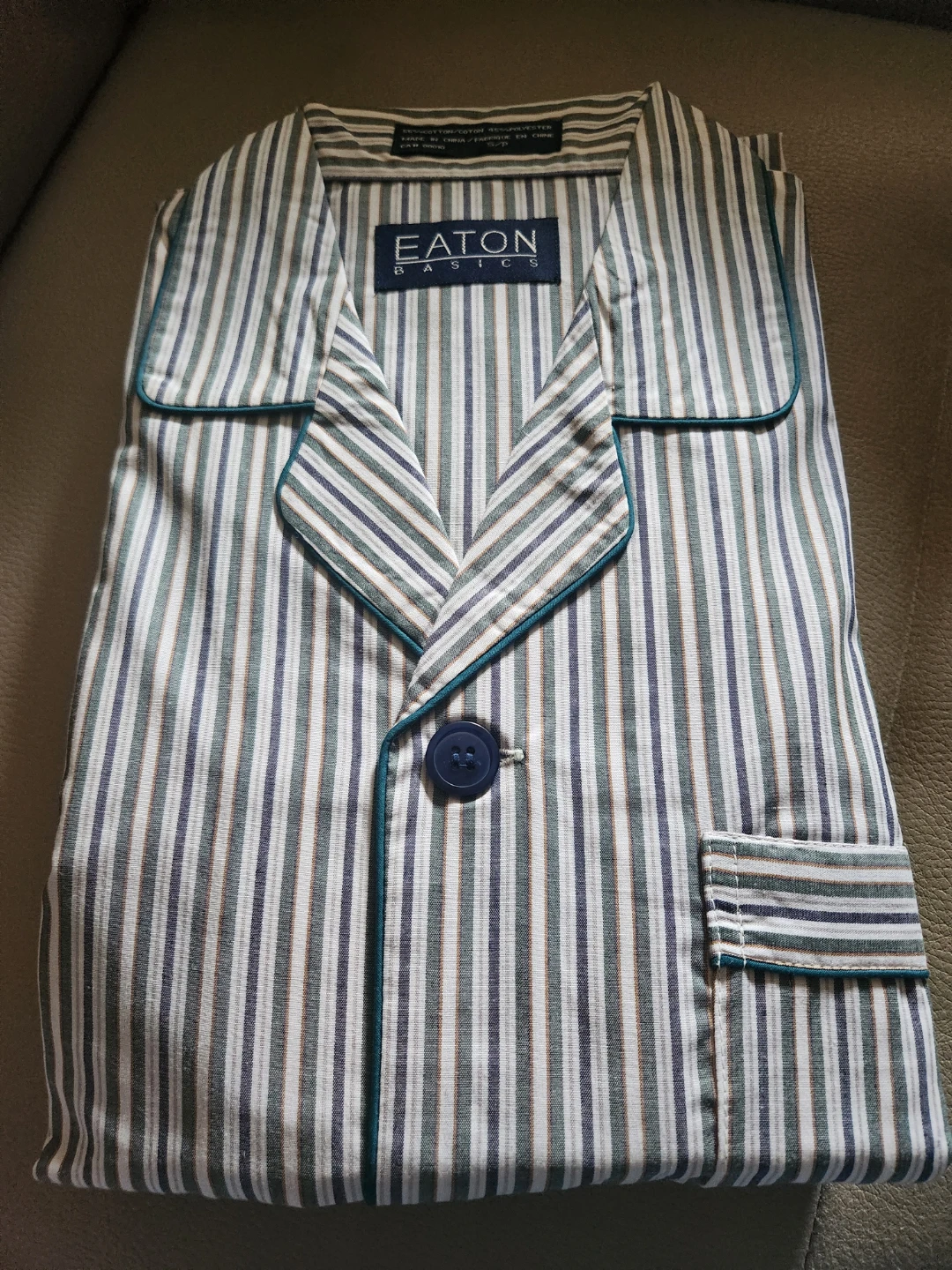 Eaton Basics Striped Pyjama Set - Small