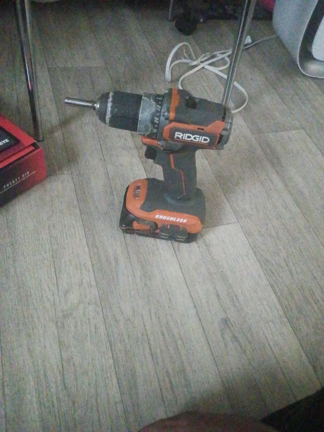 RIDGID 18V Brushless Cordless Drill (without charger)